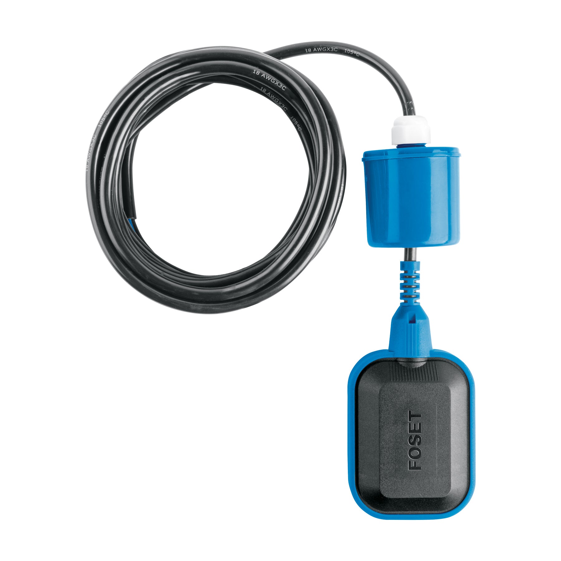Flotador eléctrico con cable de 6 m, 10 A, Foset, FLE-6, 49760