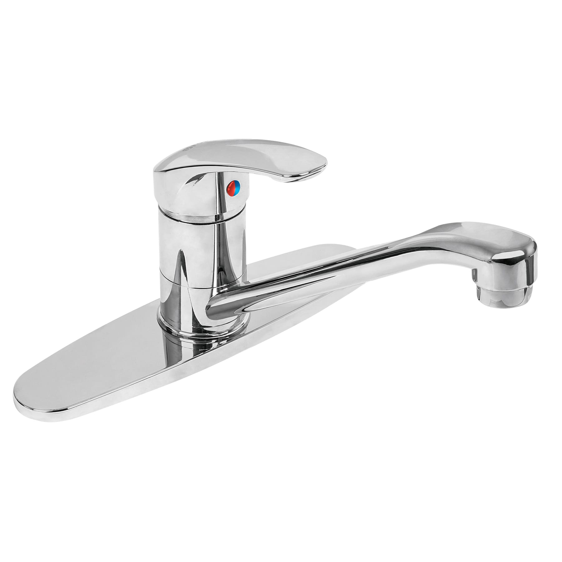 Monomando fregadero, ABS, cuello recto, BASIC