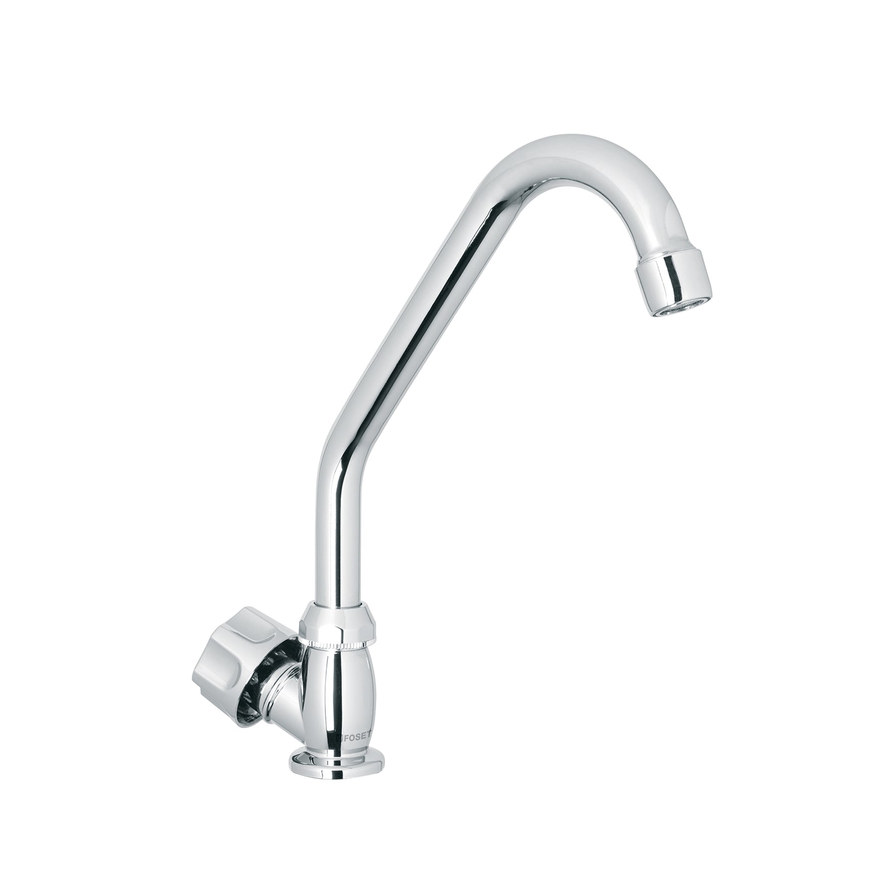 Llave individual fregadero,ABS,cuello corto,hexagonal, BASIC