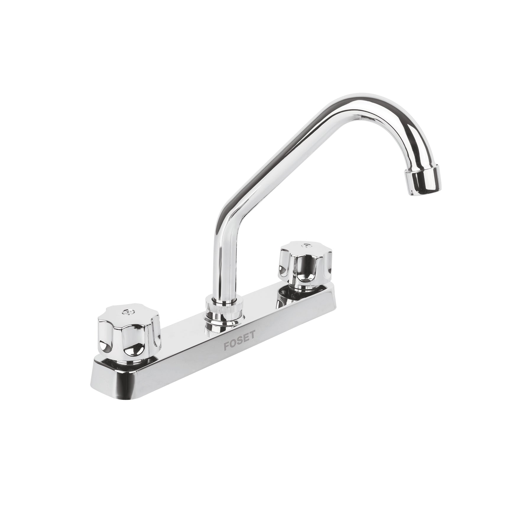 Mezcladora 8" fregadero, ABS, cuello corto, hexagonal, BASIC, Foset, FP-317, 49289