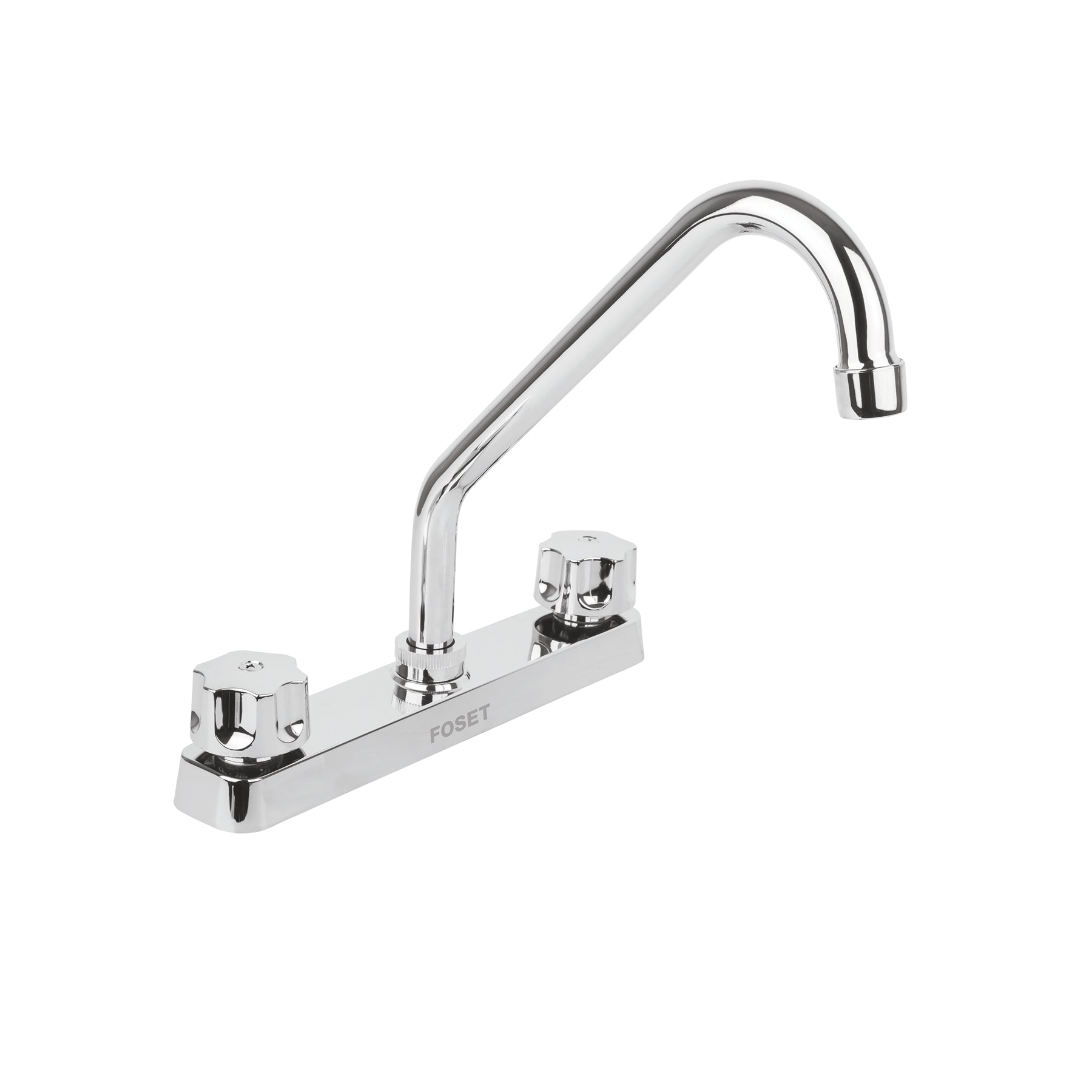 Mezcladora 8" fregadero, ABS, cuello largo, hexagonal, BASIC, Foset, FP-318, 49283