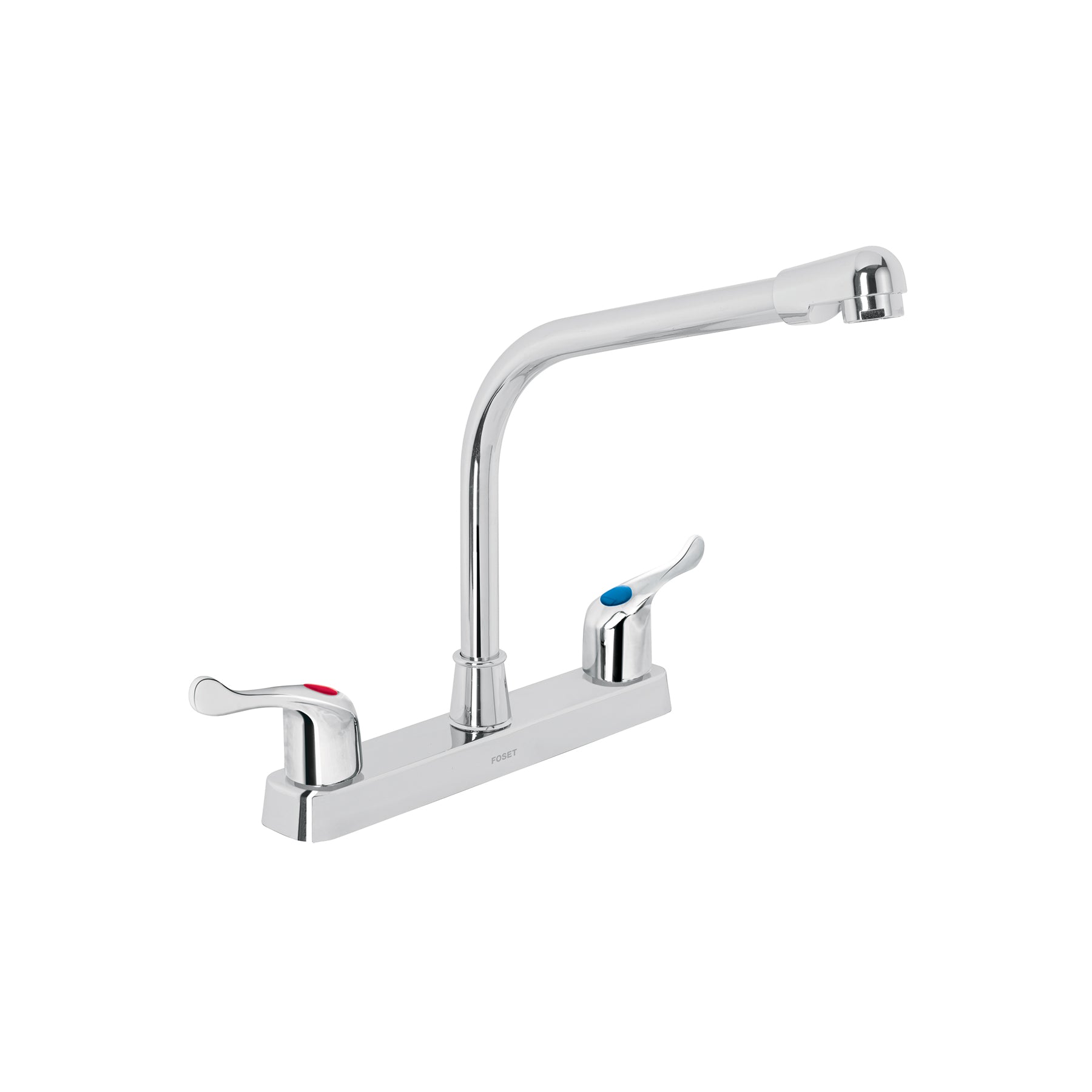 Mezcladora 8" fregadero, ABS, cuello cobra, palanca, BASIC, Foset, FP-319P, 45516