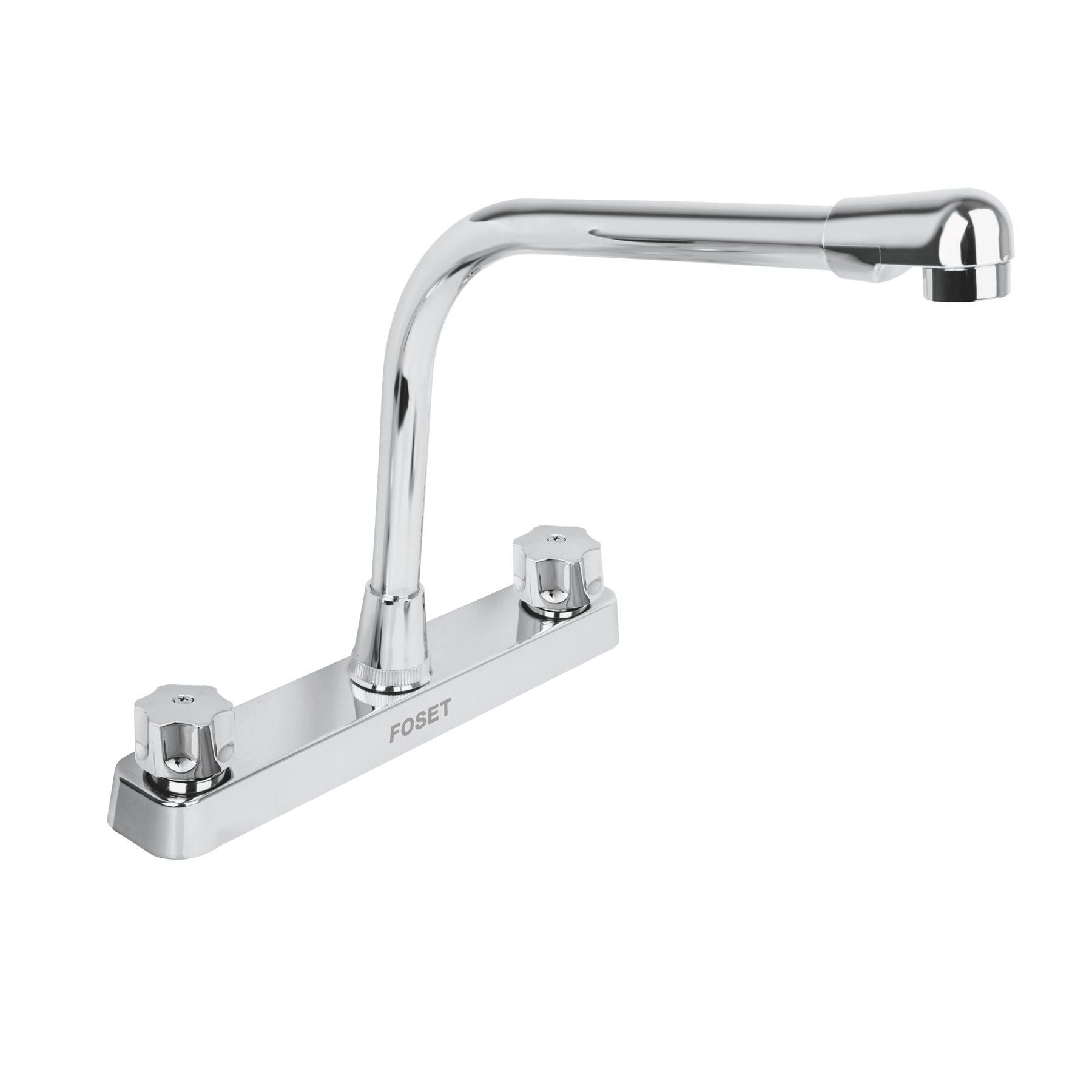 Mezcladora 8" fregadero, ABS, cuello cobra, hexagonal, BASIC