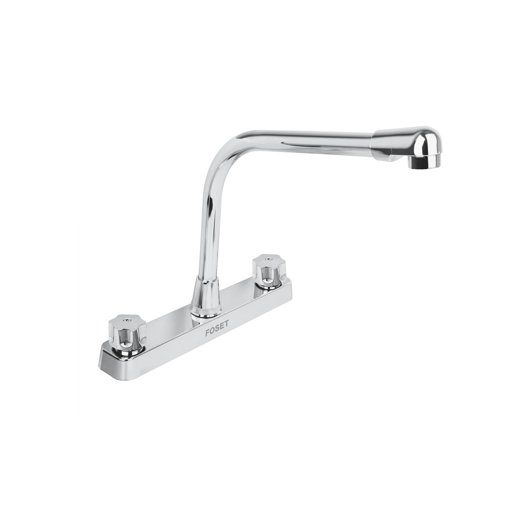 Mezcladora 8" fregadero, ABS, cuello cobra, hexagonal, BASIC, Foset, FP-319, 45517