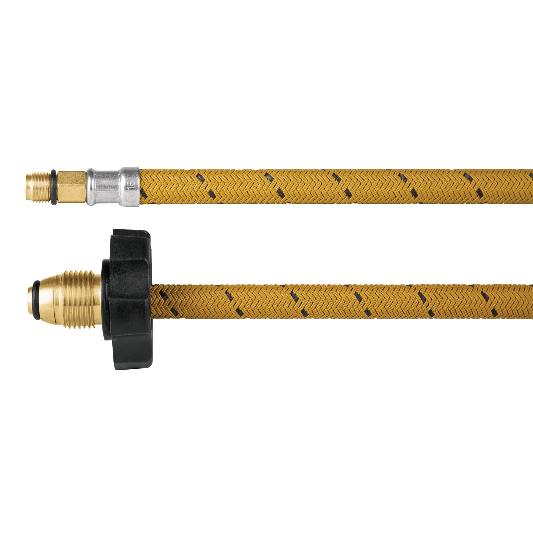 Manguera pigtail, vinilo, 7/16" x 7/8", 55 cm, Foset, FPIG-55V, 49512