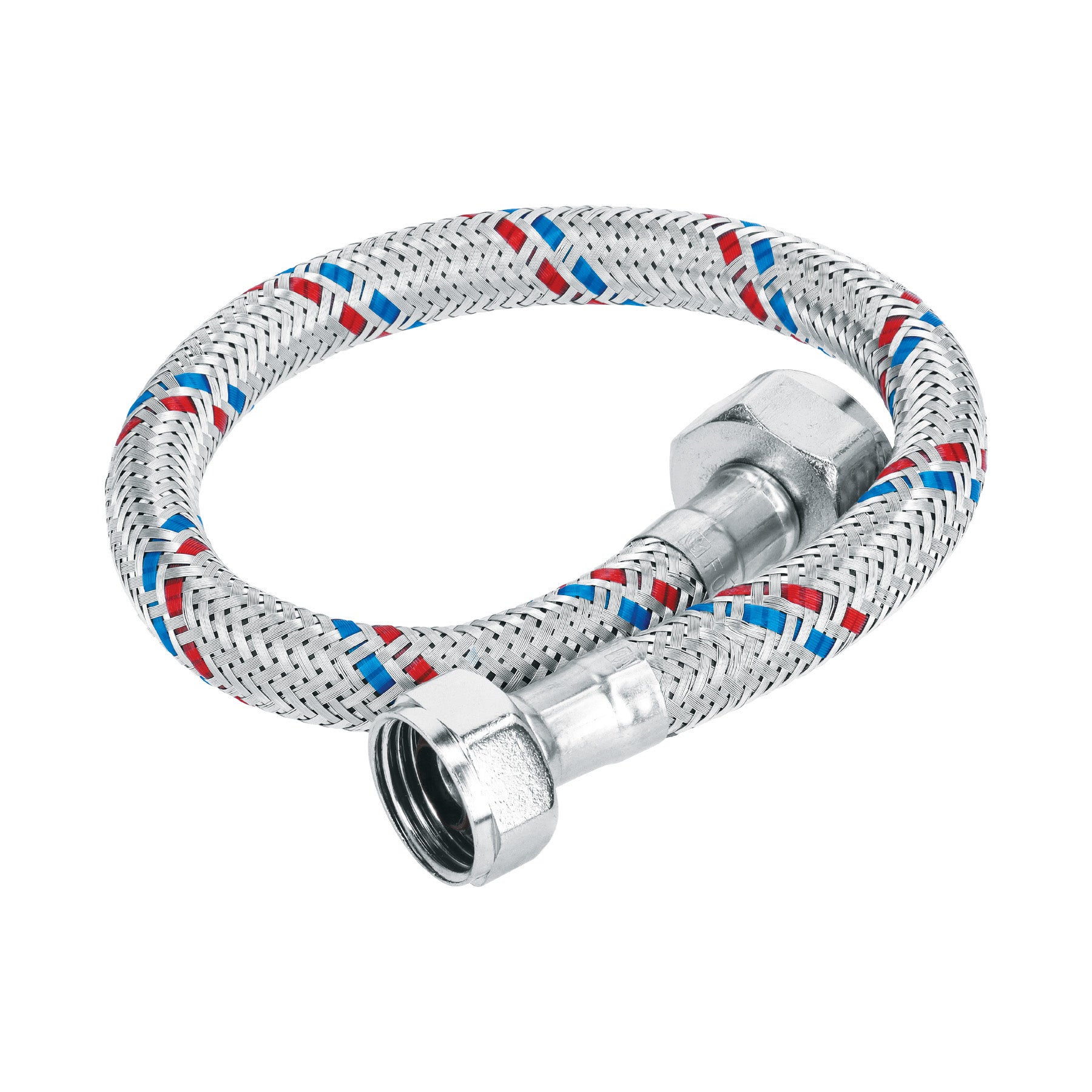 Manguera para WC, aluminio, 1/2" x 7/8", 35 cm, Basic