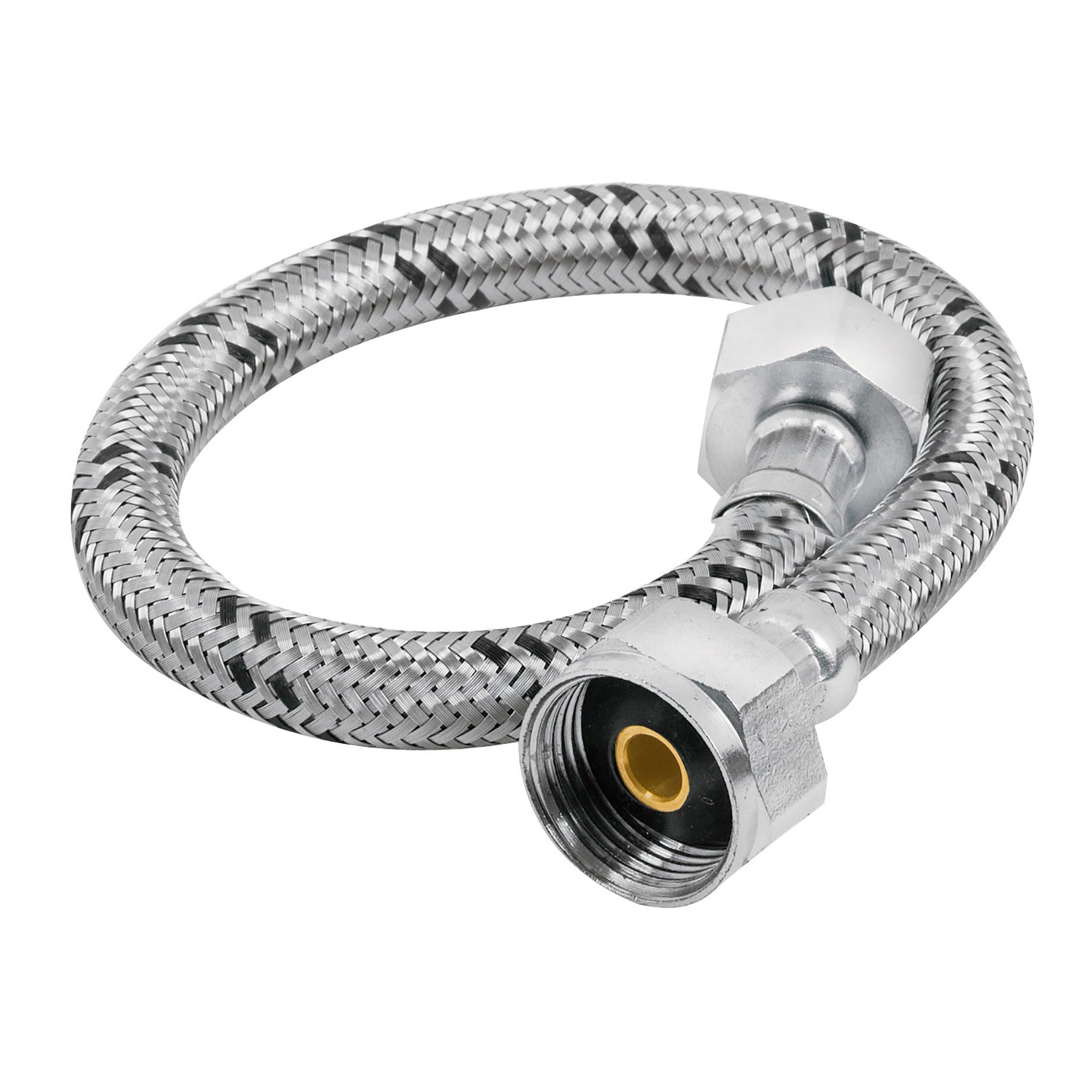 Manguera para WC, acero inoxidable 1/2"x7/8", 35 cm