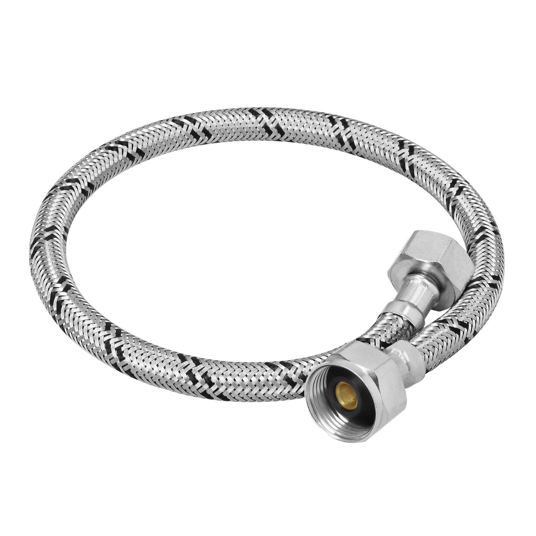 Manguera para WC, acero inoxidable 1/2"x7/8", 50 cm