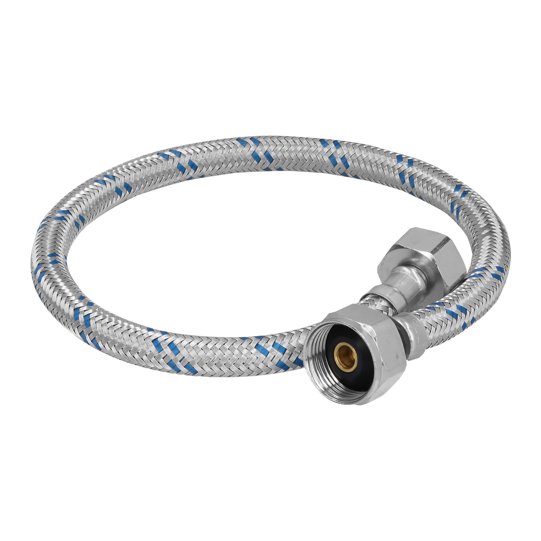 Manguera para WC, aluminio, 1/2" x 7/8", 50 cm, Foset