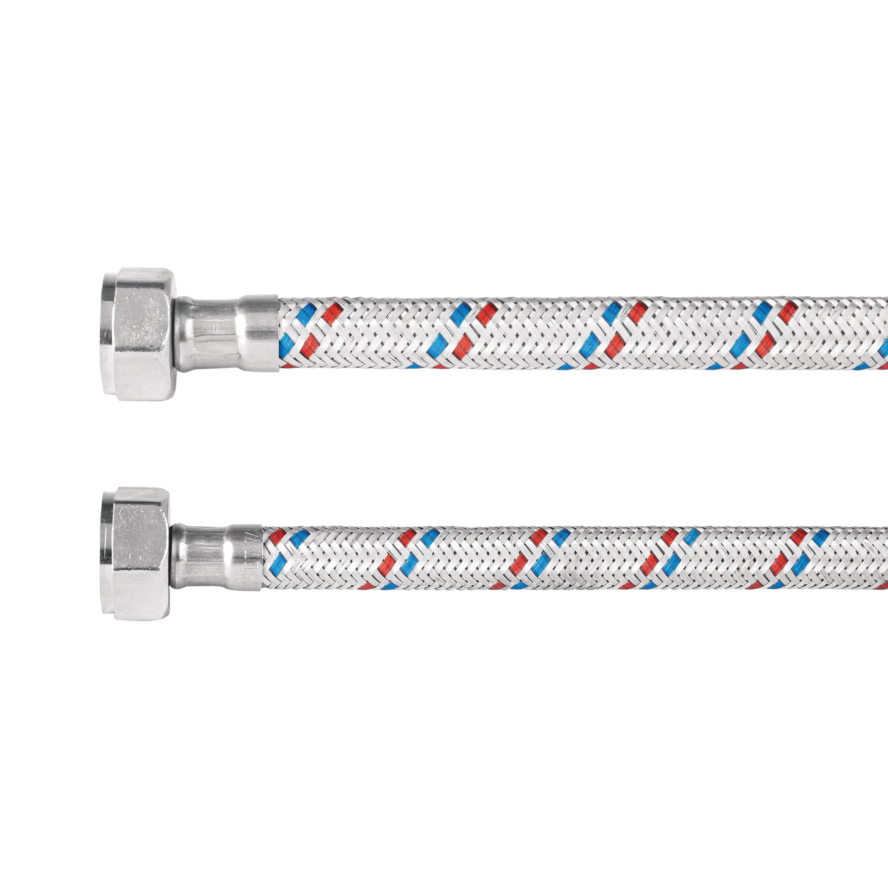 Manguera para WC, aluminio, 1/2" x 7/8", 60 cm, BASIC, Foset, FWC-60P, 48544