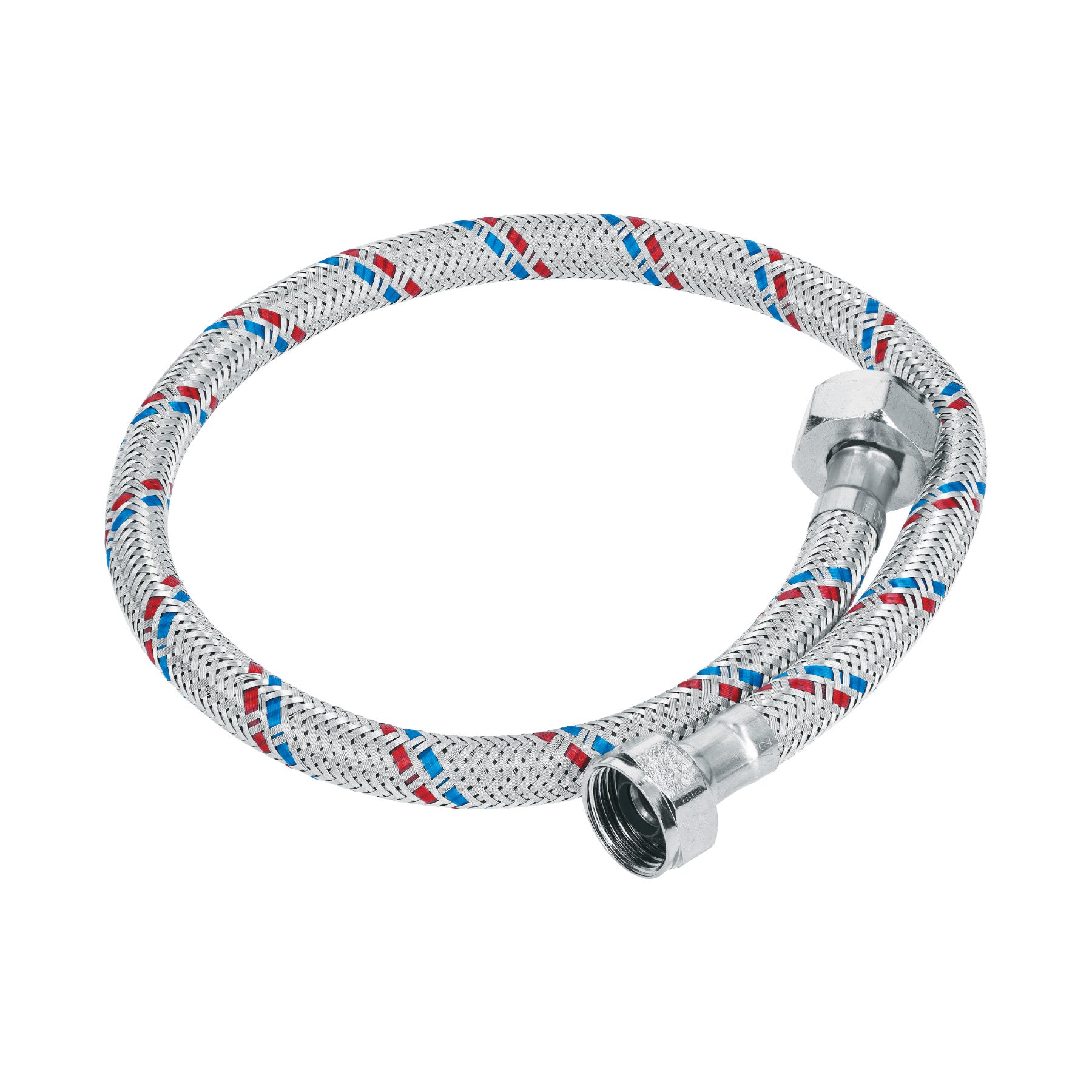 Manguera para WC, aluminio, 1/2" x 7/8", 60 cm, Basic