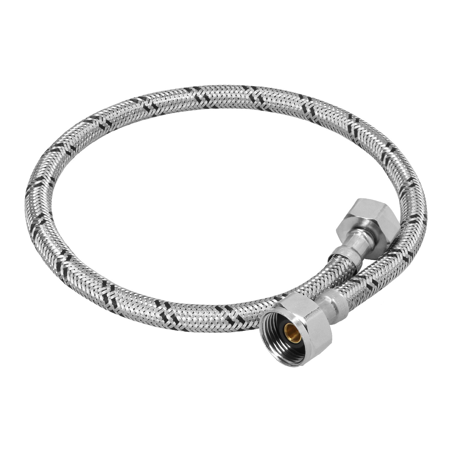 Manguera para WC, acero inoxidable , 1/2"x7/8", 60 cm, Foset, FWC-60X, 49528