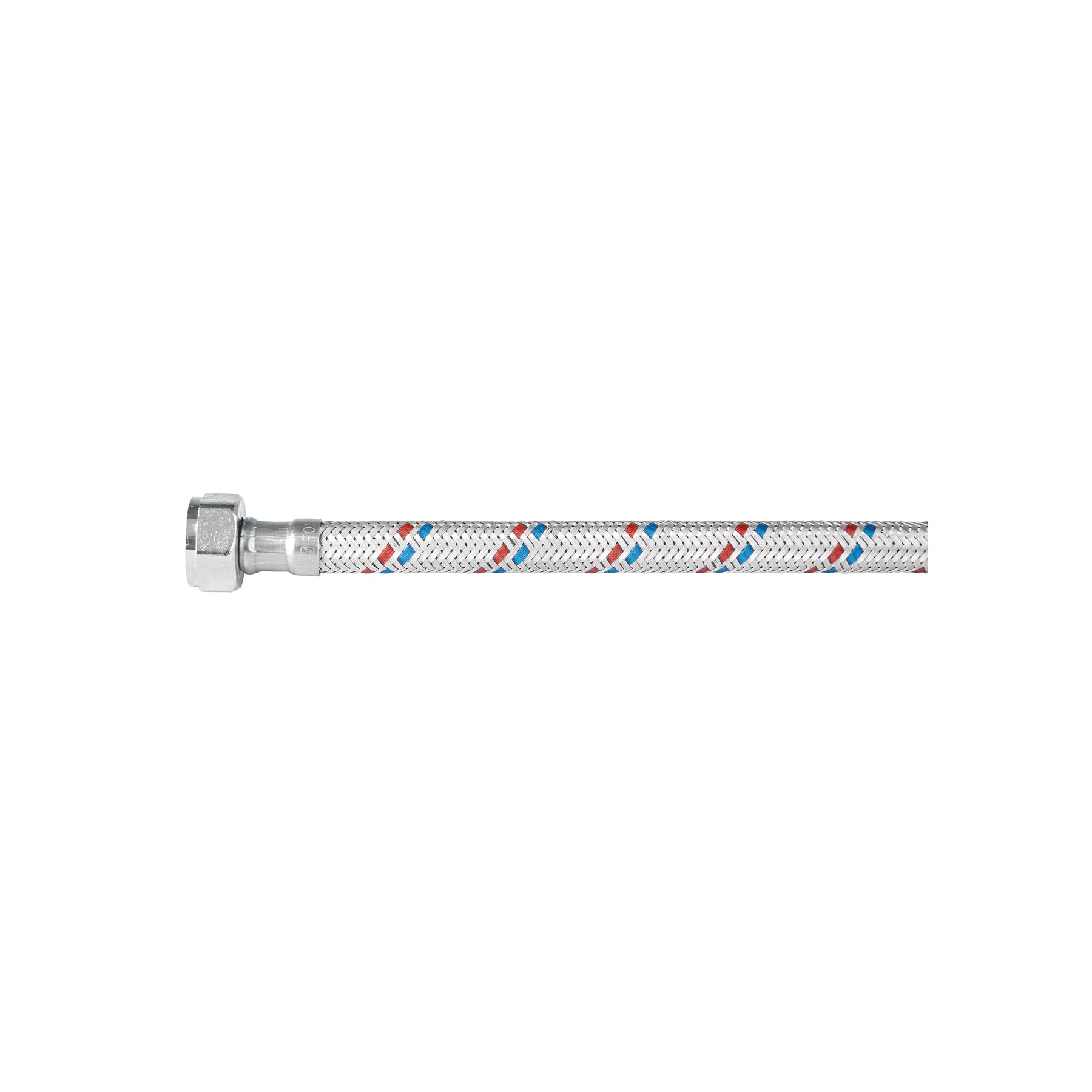 Manguera para WC, aluminio, 1/2"x7/8", 35cm, plást/metal, BASIC, Foset, FWC-P35P, 49592