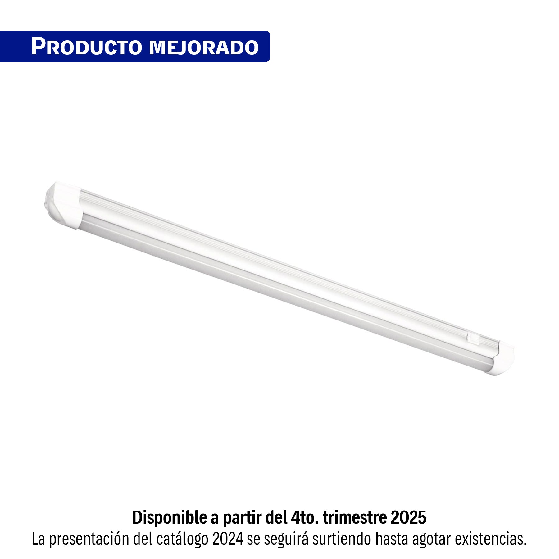 Luminario lineal LED 7W, 6500K, ultradelgado, para gabinete, Volteck, GAB-001L, 47324
