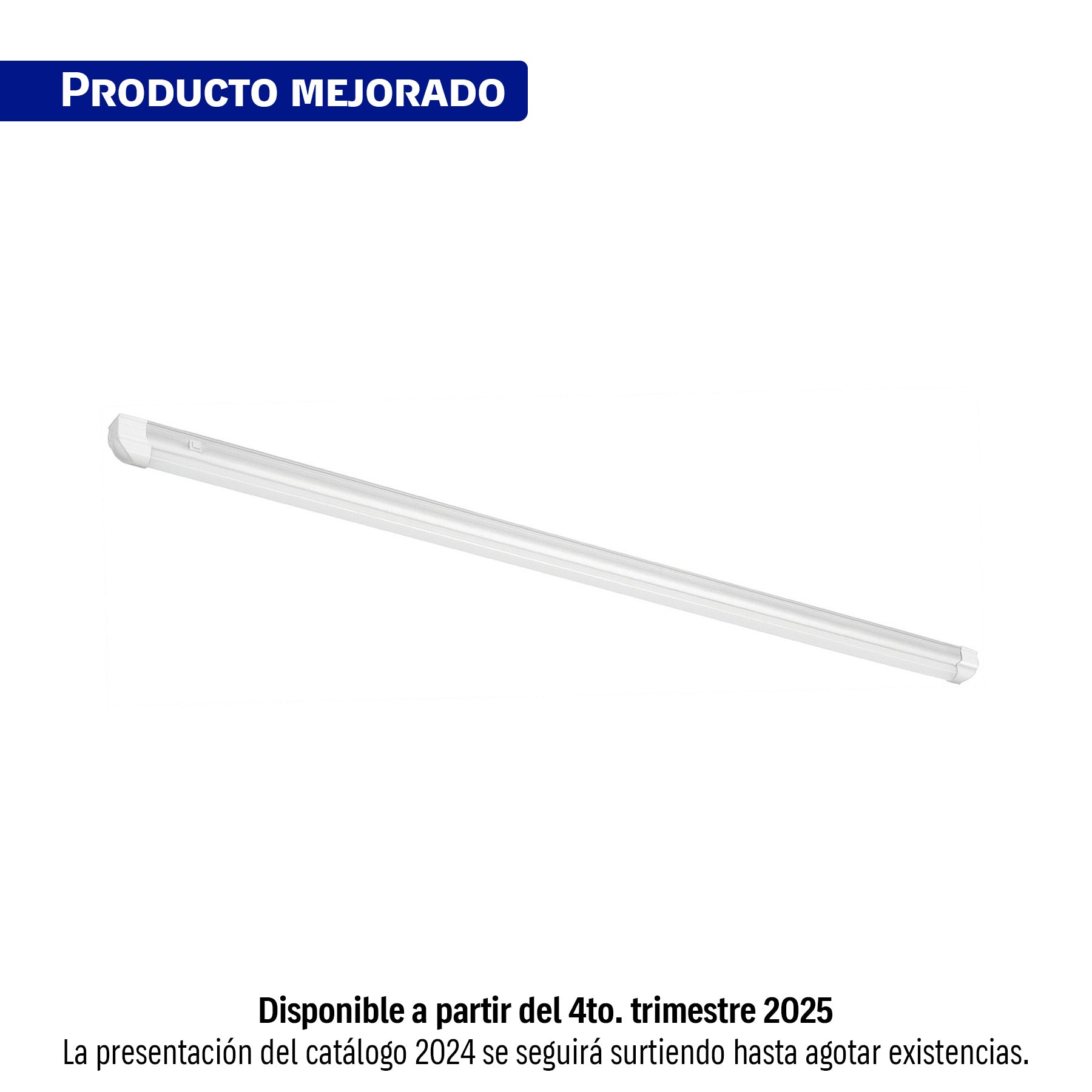 Luminario lineal LED 20W, 6500K, ultradelgado, para gabinete, Volteck, GAB-003L, 47326