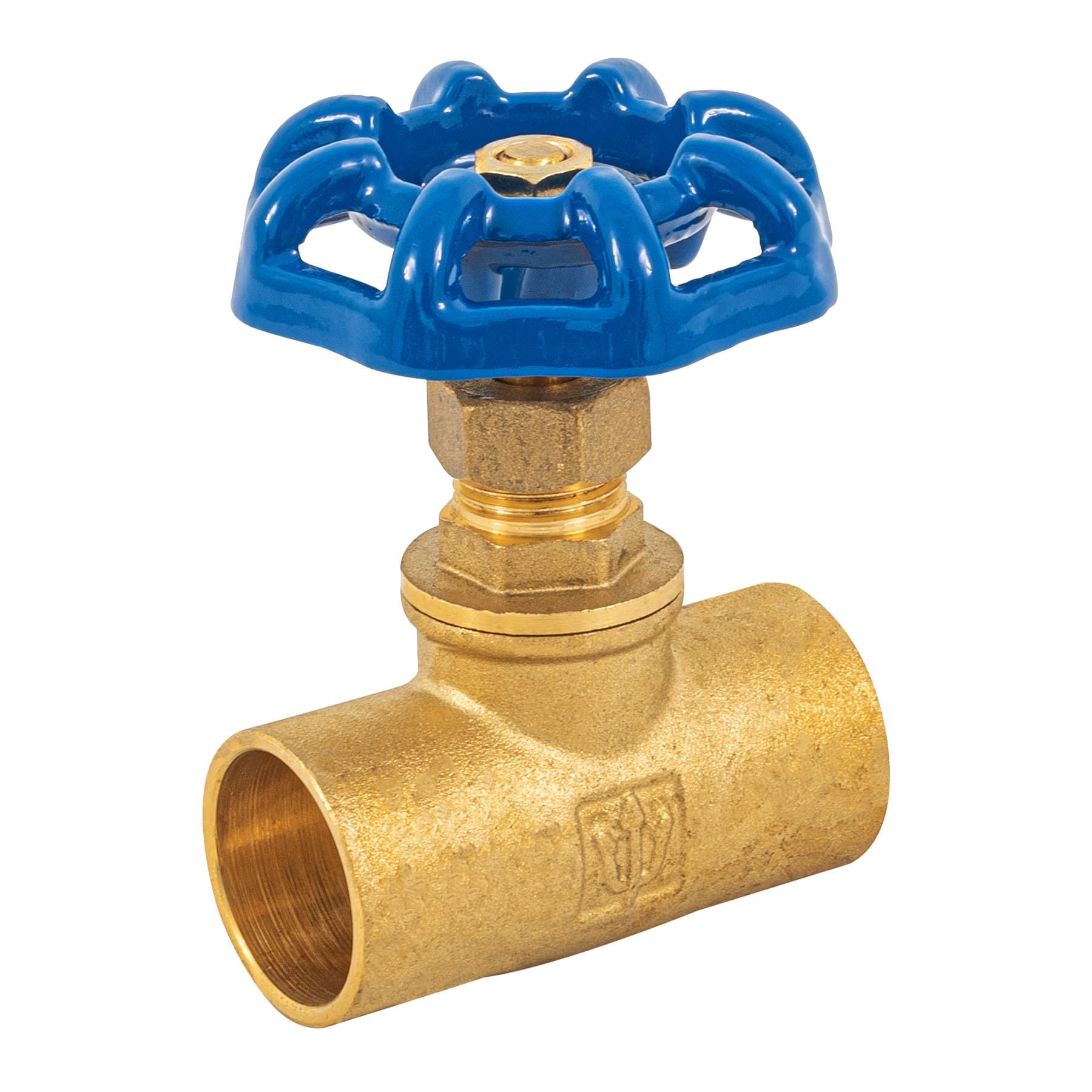 Válvula de globo de latón, soldable de 3/4", Foset