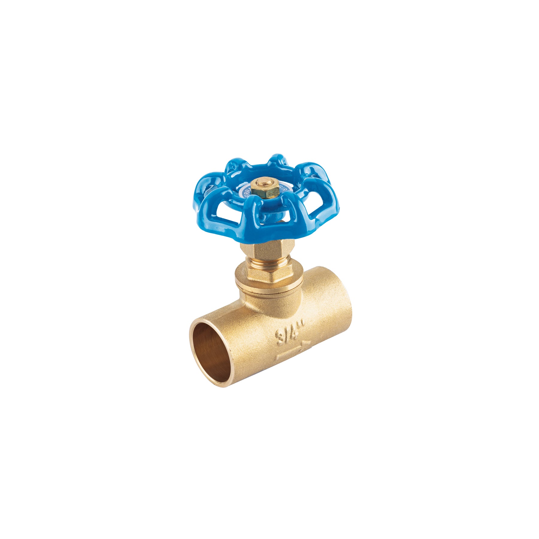 Válvula de globo de latón, soldable de 3/4", Foset, GLSO-3/4, 49041