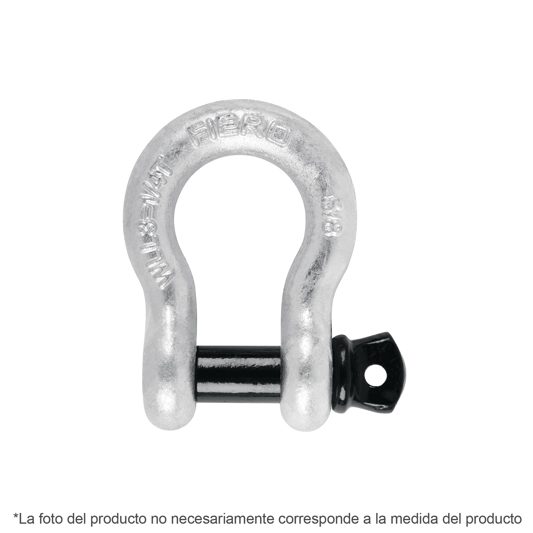 Grillete de acero forjado 3/8", Fiero