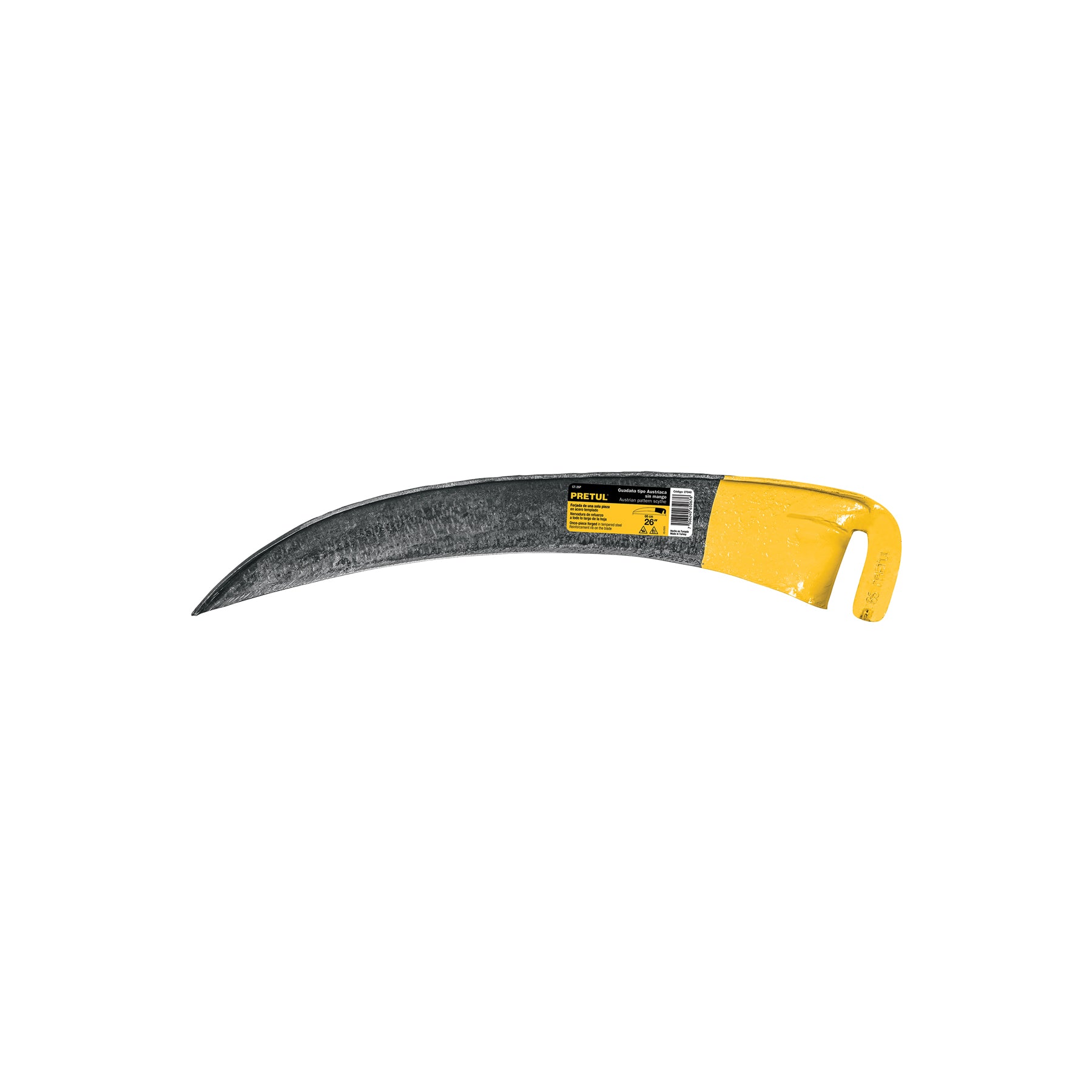 Guadaña tipo austriaca de 26" sin mango, Pretul, GT-26P, 27040