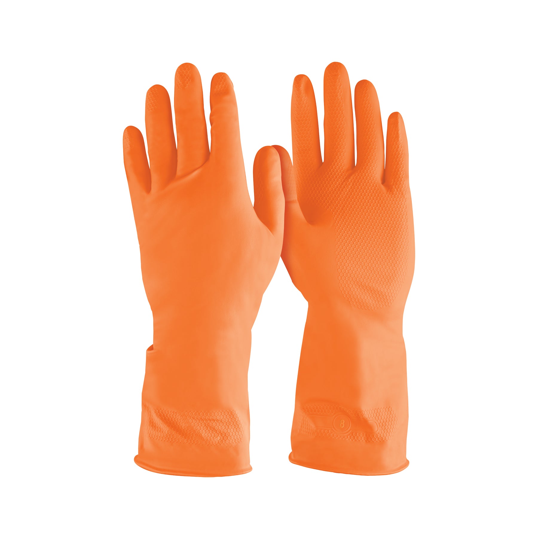 Guantes de látex para limpieza, M, Truper