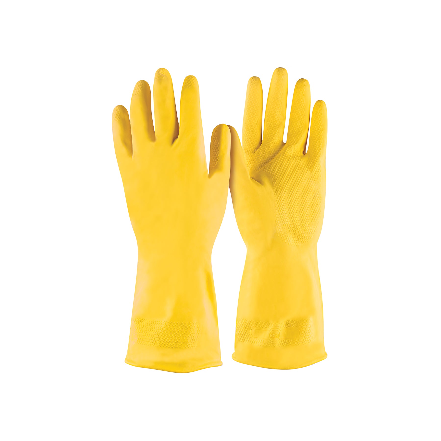 Guantes de látex para limpieza, amarillos, ECH, Pretul, GU-340, 29941