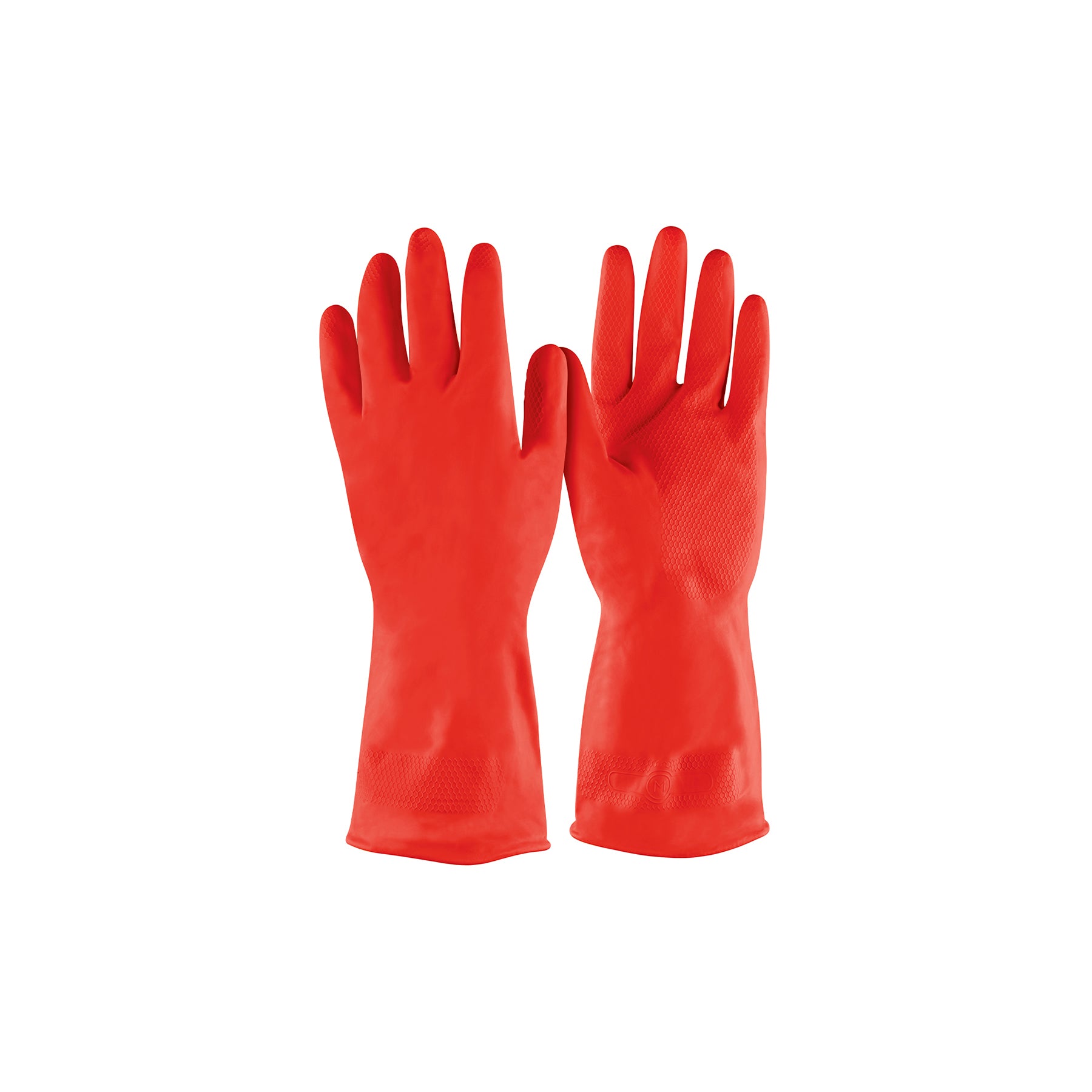 Guantes de látex para limpieza, rojos, CH, Pretul