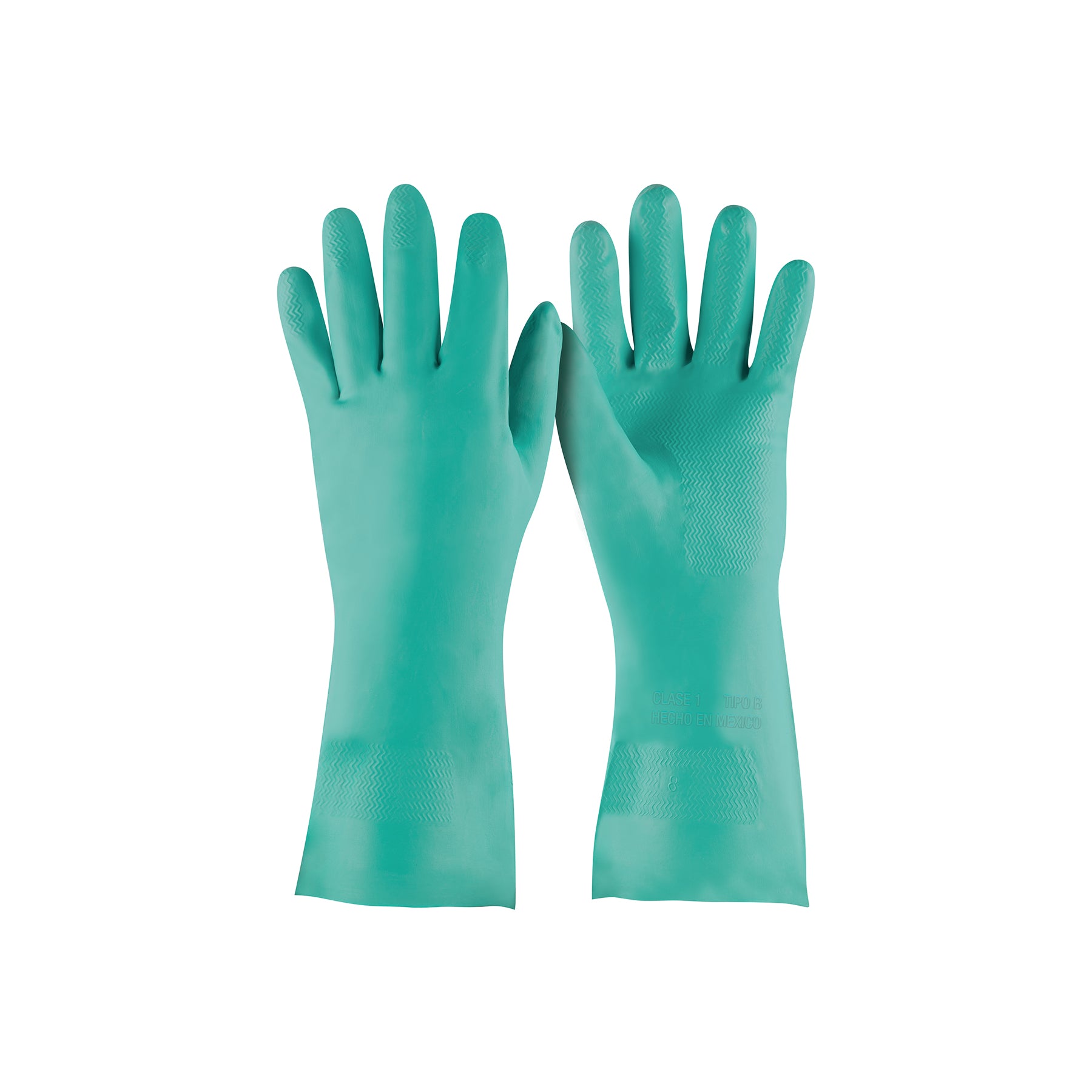 Guantes de nitrilo verde, multiusos, M, Truper