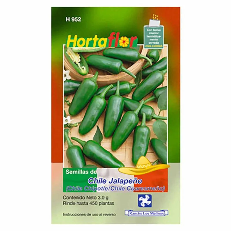 Chile Jalapeño Chipotle / Cuaresmeño Hortaflor