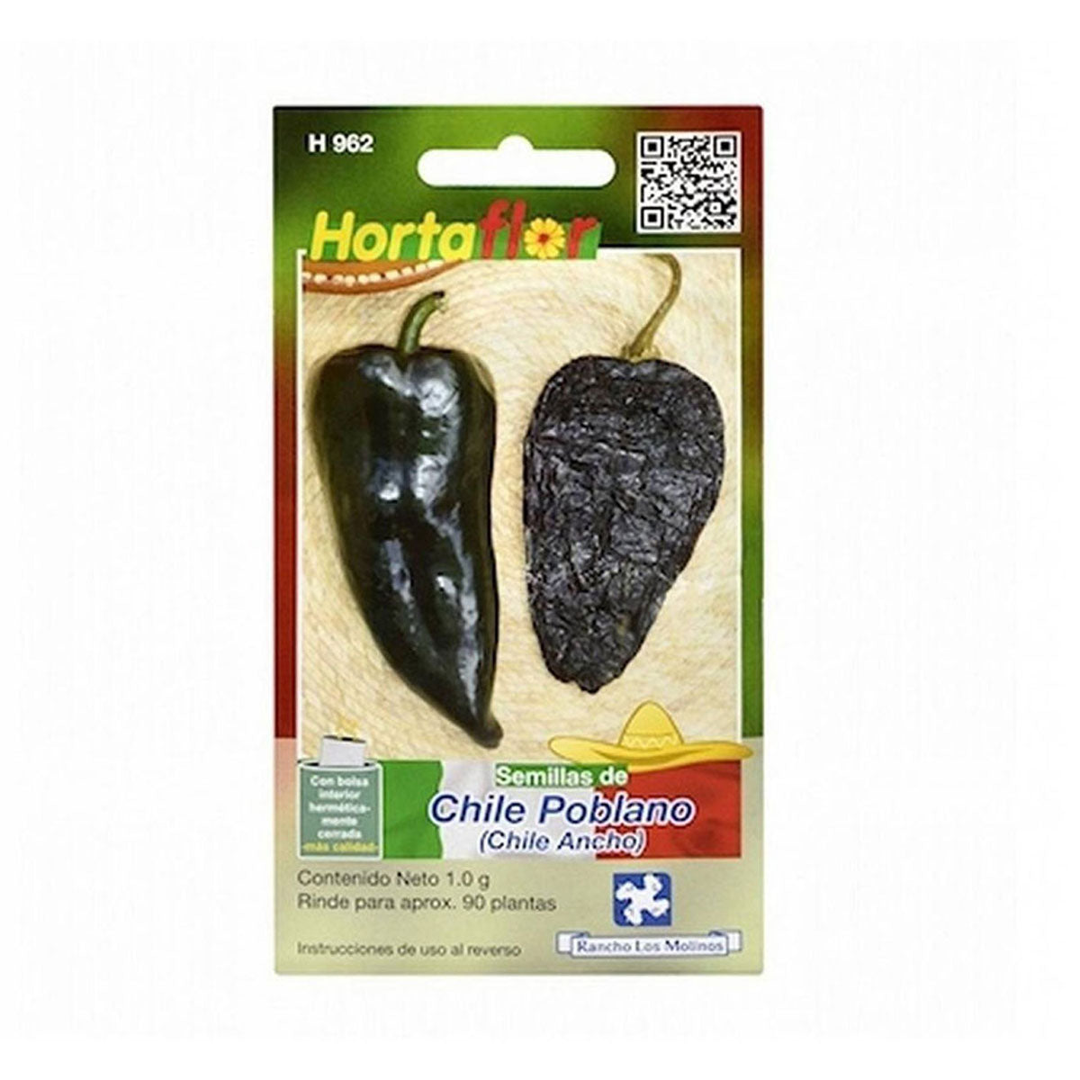 Chile Poblano (Chile Ancho) Hortaflor