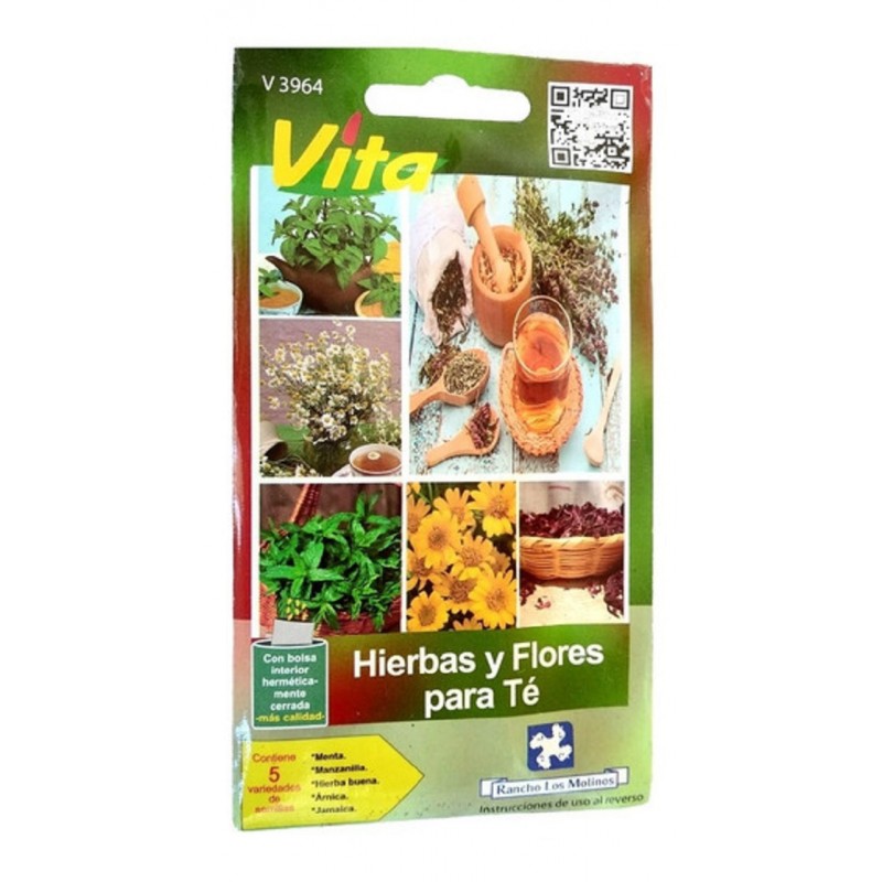 Paquete Hierbas Y Flores Para Te