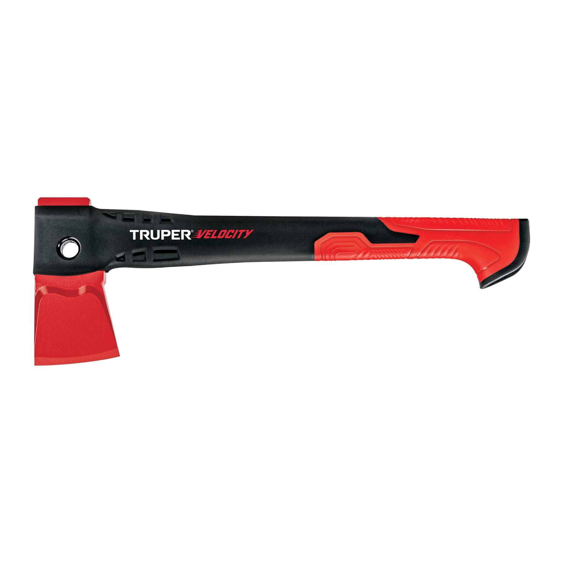 Hacha cazadora 2 lb, mango de nylon 17", Truper VELOCITY