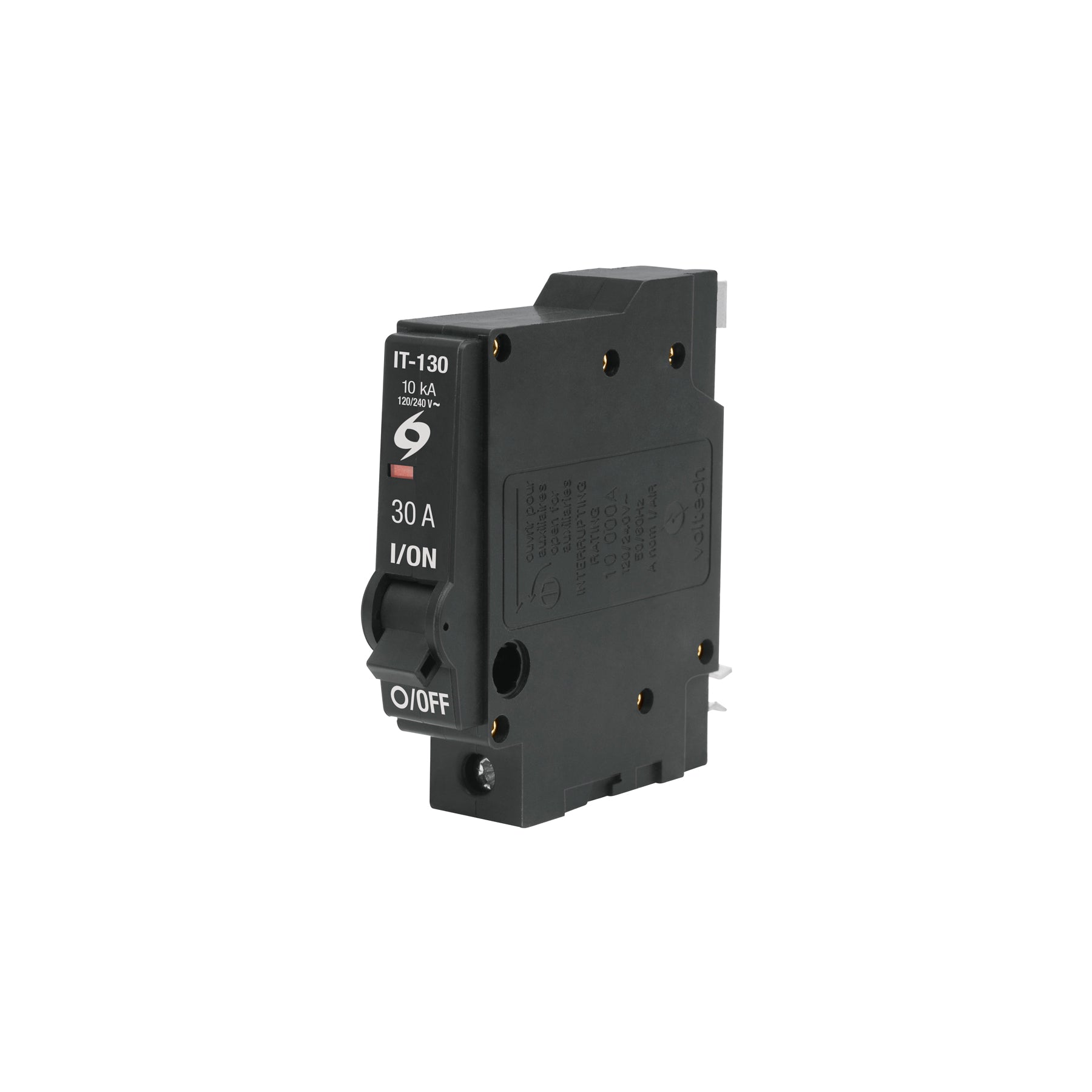 Interruptor de 1 polo 30A, enchufable, VOLTECK