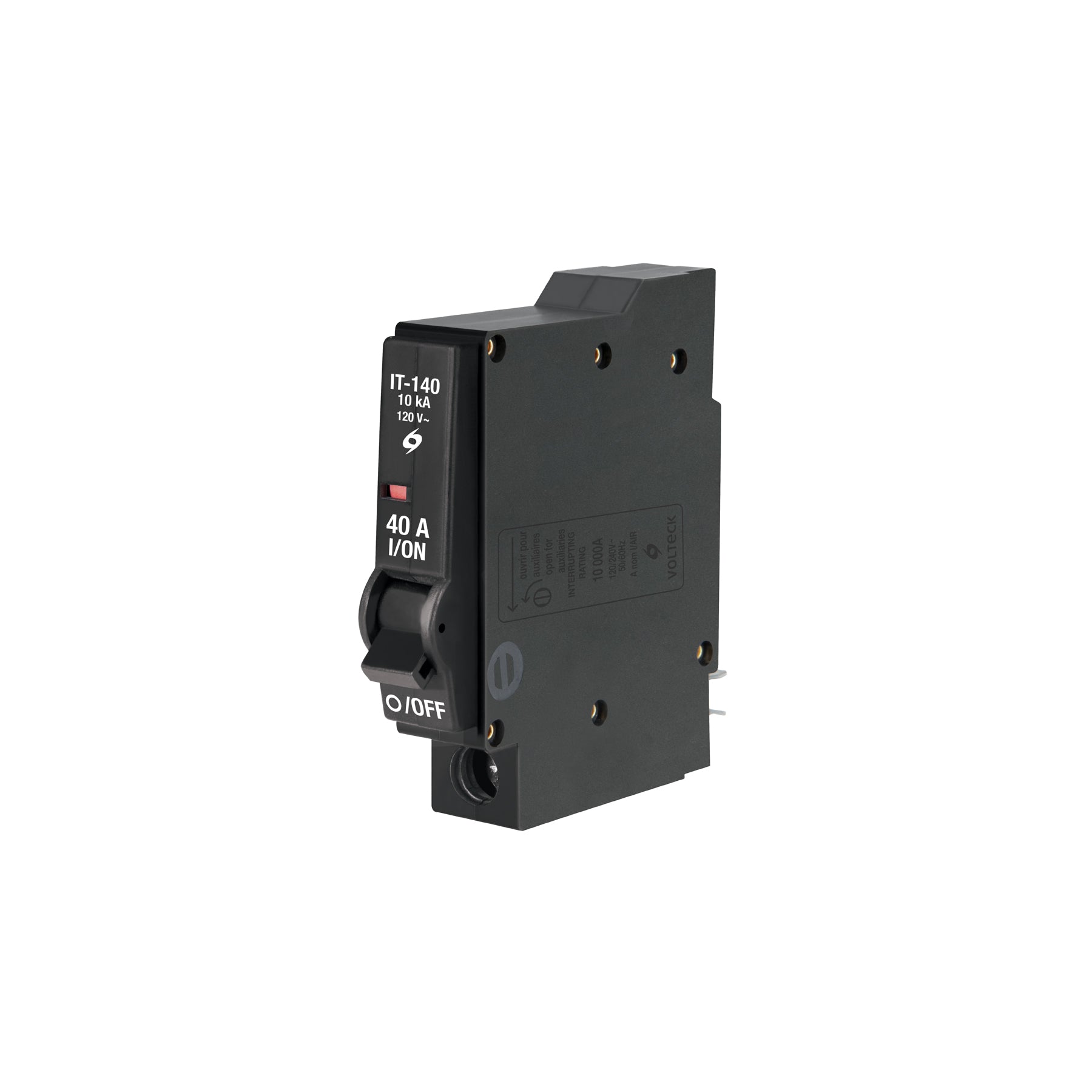 Interruptor de 1 polo 40A, enchufable, Volteck, IT-140, 47509