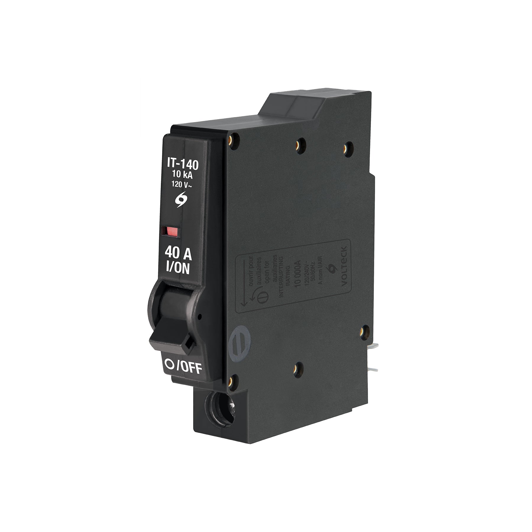 Interruptor de 1 polo 40A, enchufable, a granel, Volteck, IT-140G, 45874