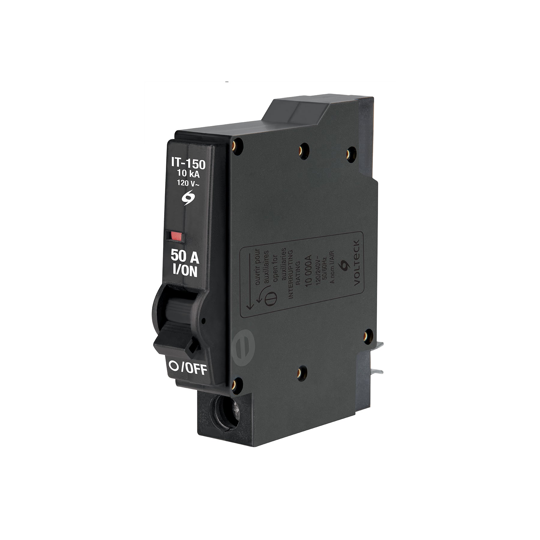 Interruptor de 1 polo 50A, enchufable, a granel, Volteck