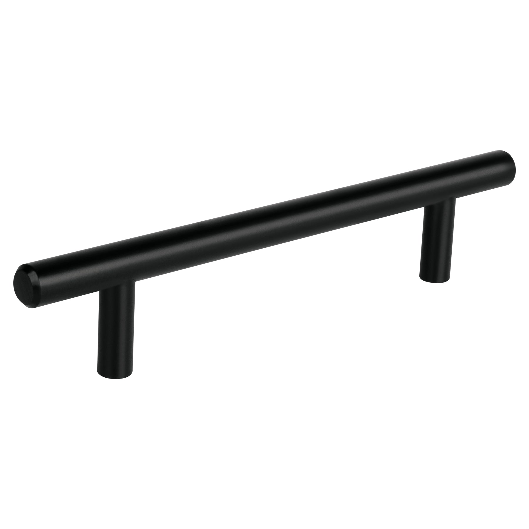 Jaladera de acero, 128mm, línea Cilindro, negro, Hermex
