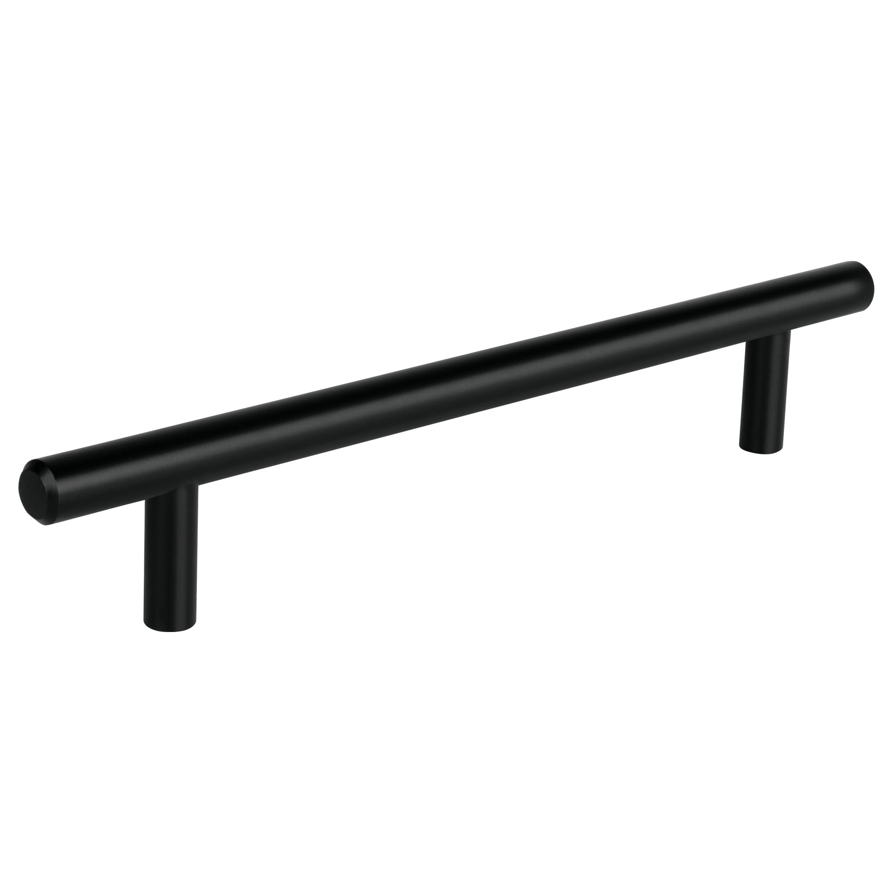 Jaladera de acero, 160mm, línea Cilindro, negro, Hermex