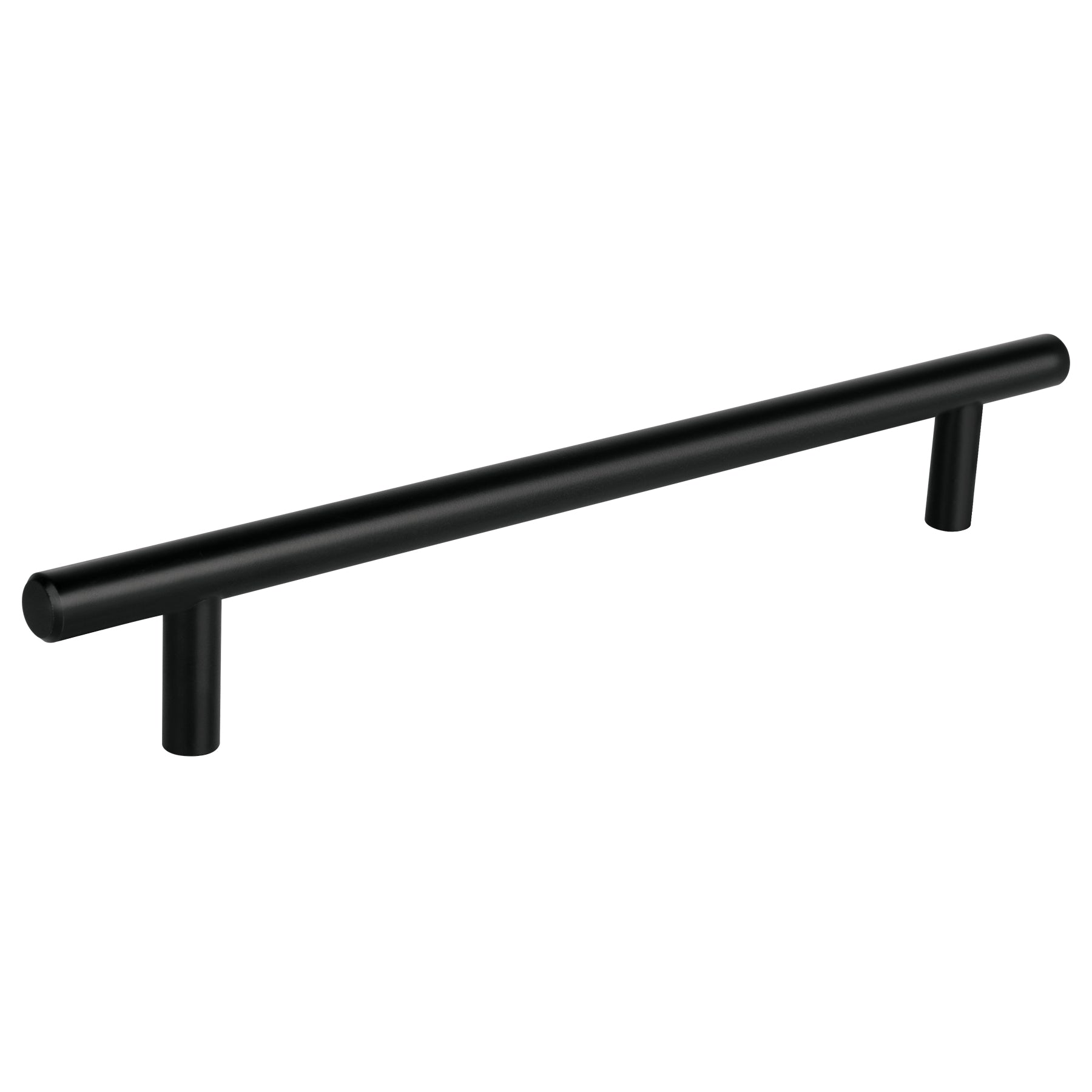 Jaladera de acero, 192mm, línea Cilindro, negro, Hermex