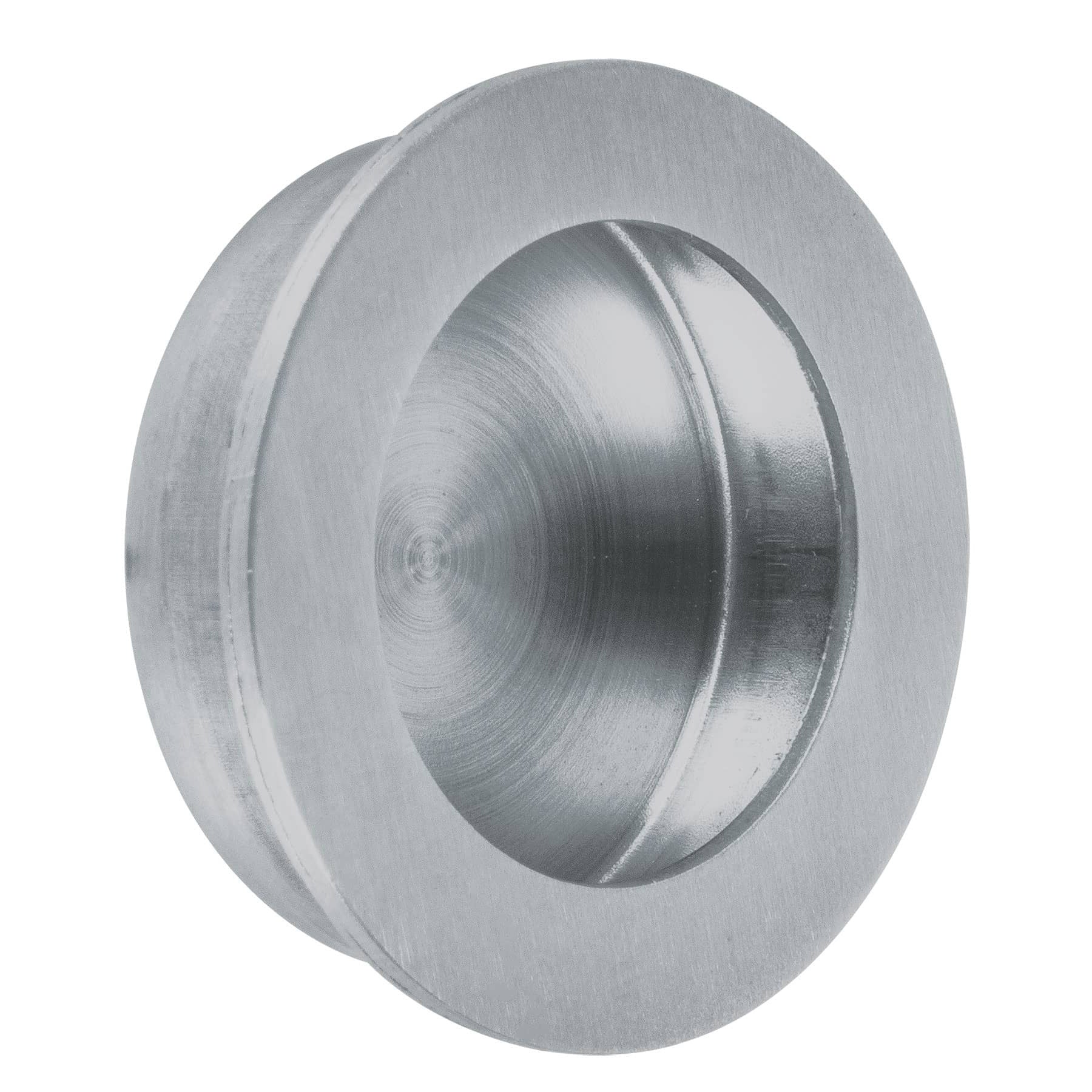 Jaladera de embutir circular No. 2 acabado cromo mate, Hermex, JALED-32, 48996
