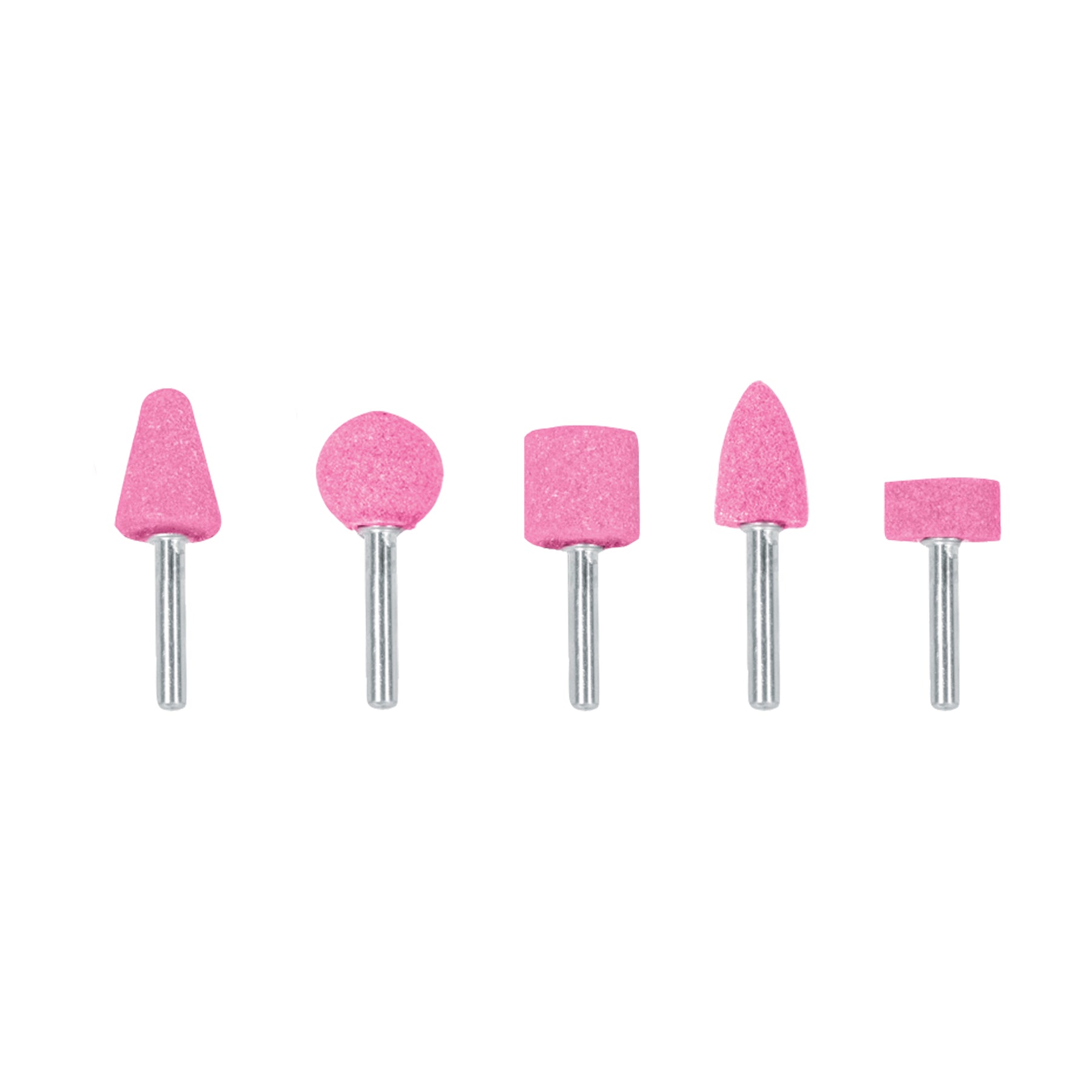 Juego de 5 piedras montadas zanco 1/4", uso general, Truper