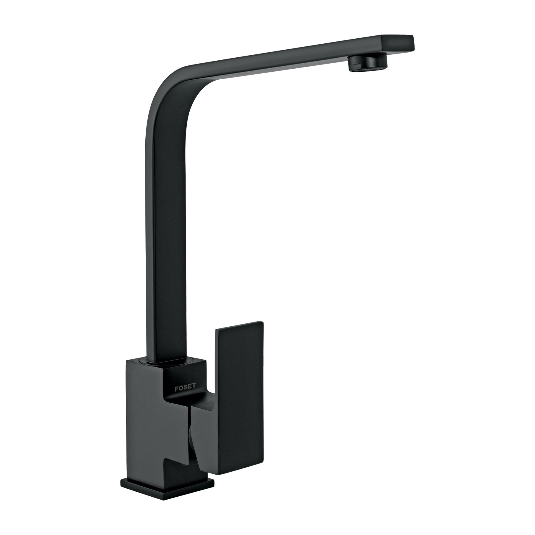 Monomando cuello alto para fregadero, negro KUBO, Foset, KUF-83M, 44216