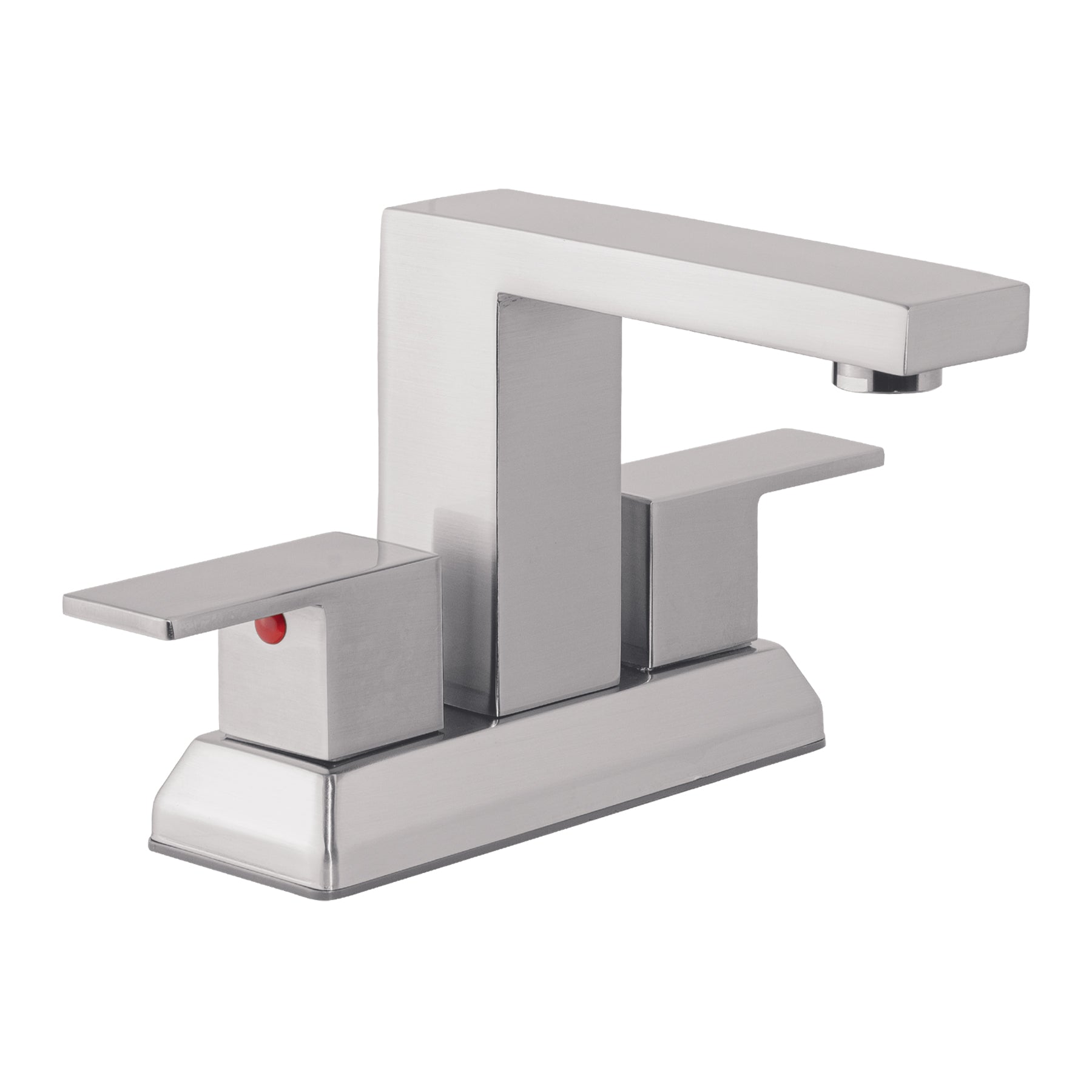Mezcladora para lavabo 4", satín, FOSET KUBO