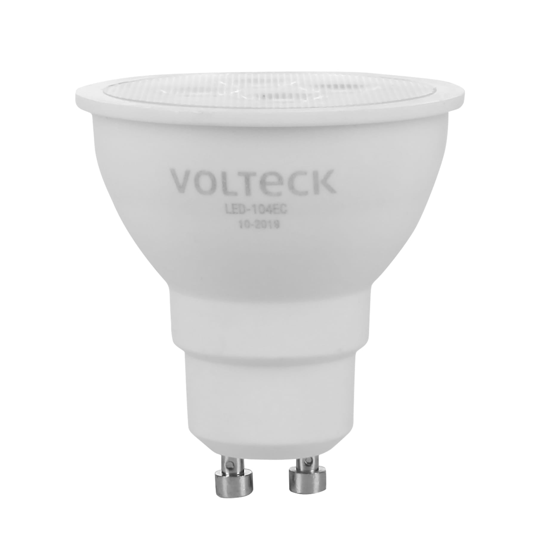 Lámpara de LED 4 W tipo MR 16 base GU10 luz cálida, blíster, Volteck, LED-104EC, 46216