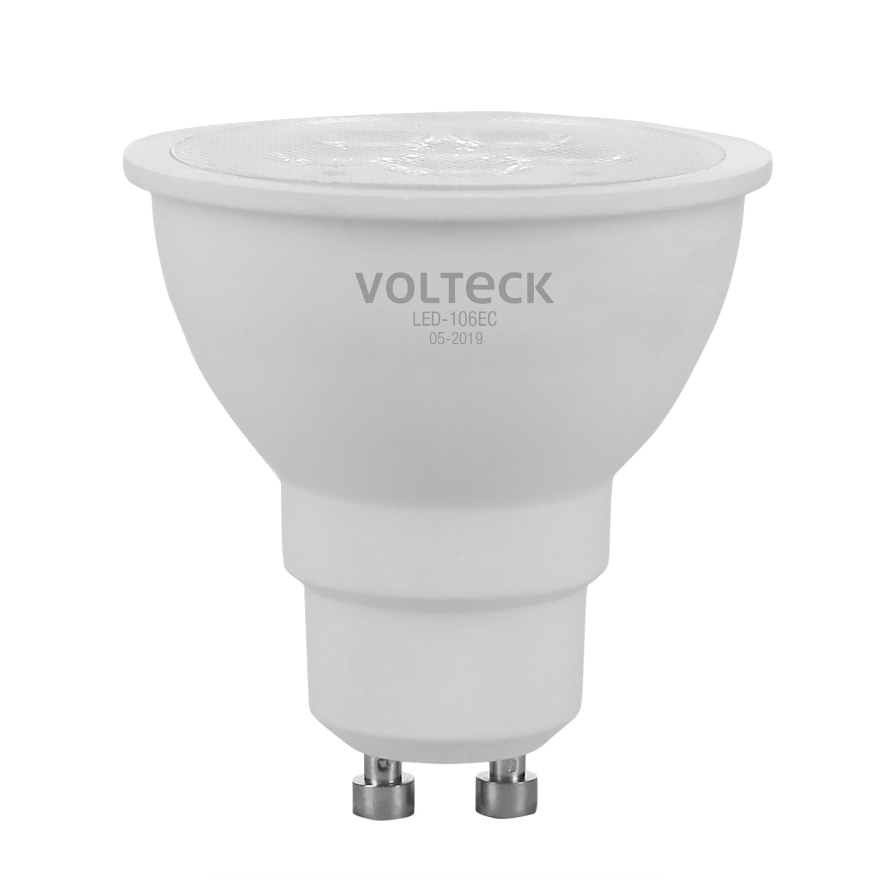 Lámpara de LED 6 W tipo MR 16 base GU10 luz cálida, blíster, Volteck, LED-106EC, 46218