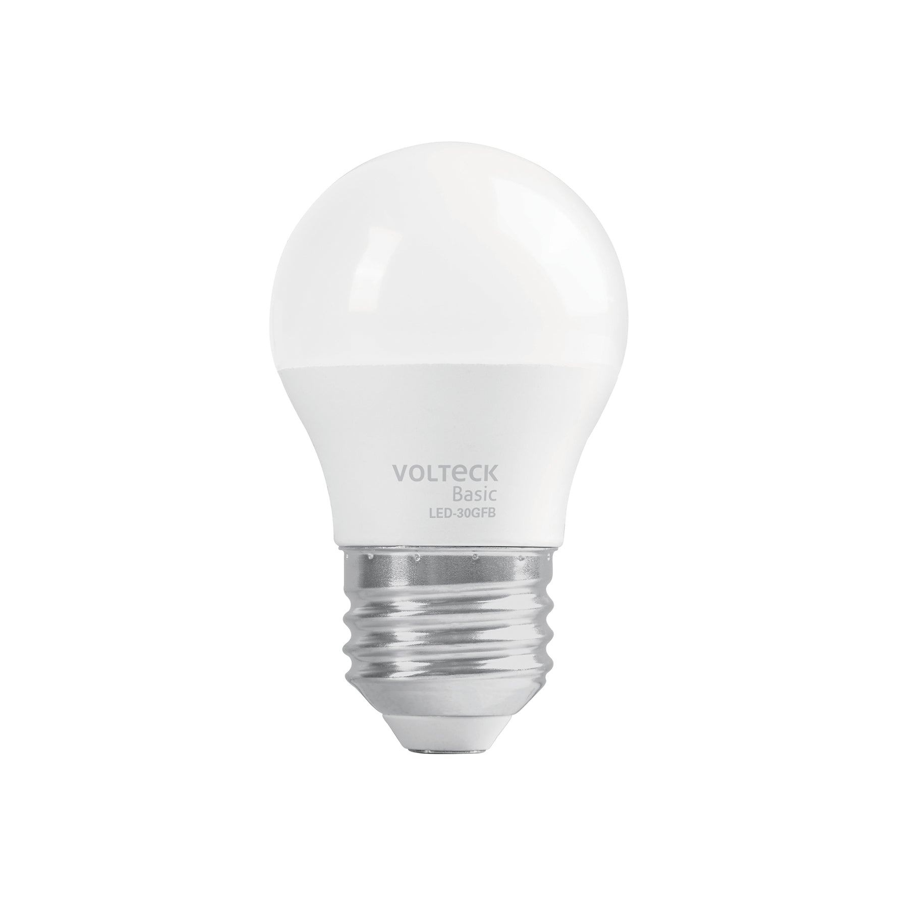 Foco LED 3W (25W) G45, 6500K blanca fría, 270 lm, BASIC, Volteck, LED-30GFB, 28057