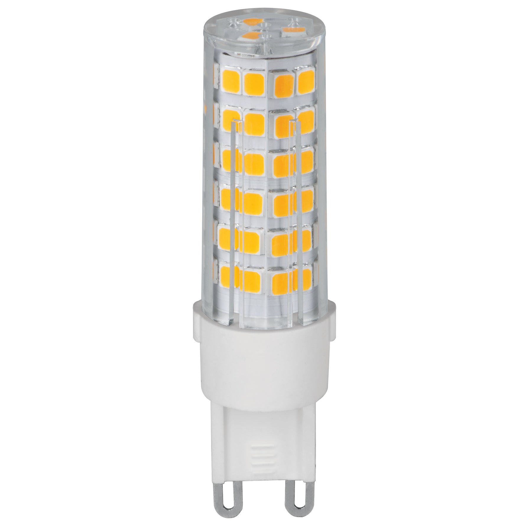 Lámpara de LED tipo cápsula 4 W base G9 luz cálida, blíster