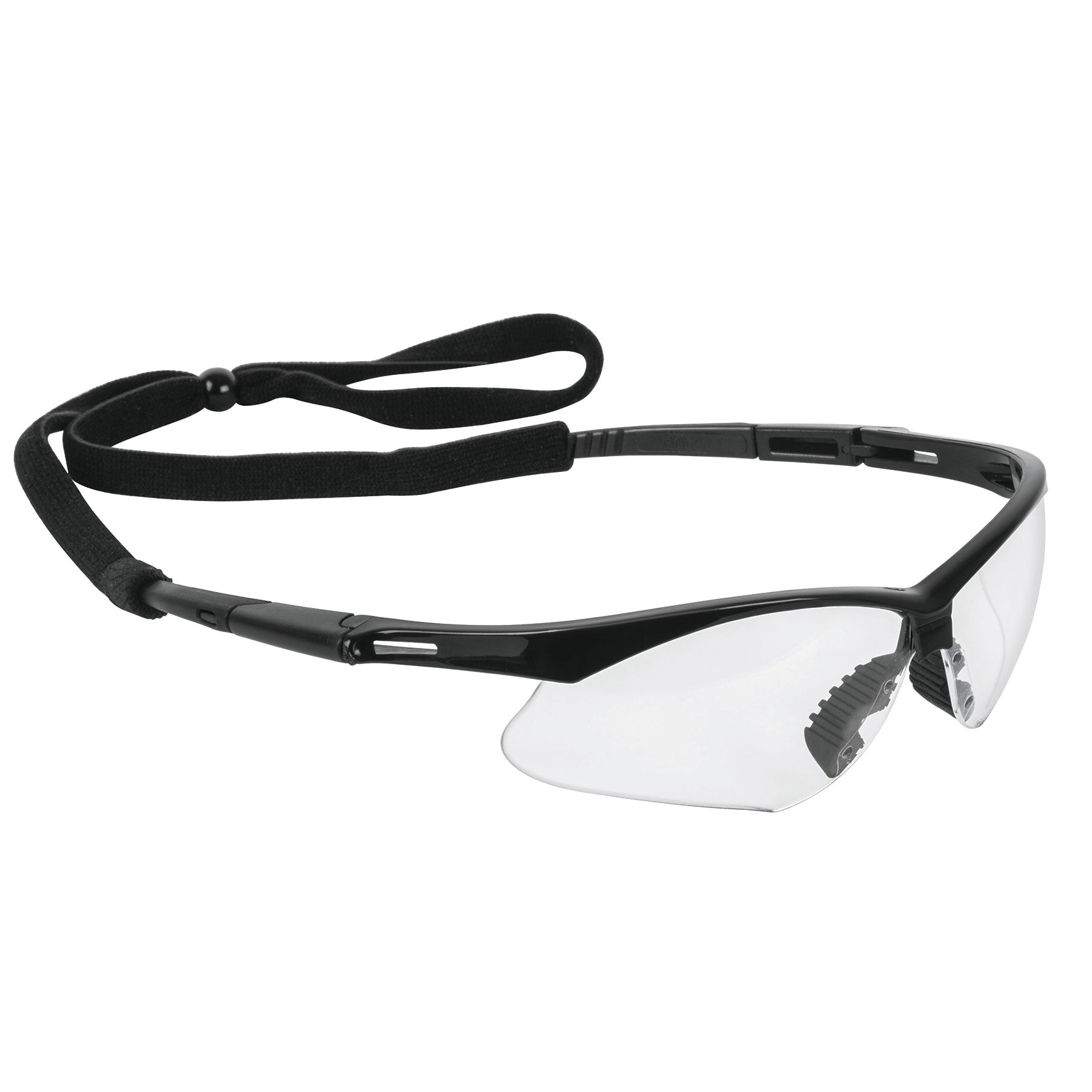 Lentes seguridad claros antiempaño con cordón ajustable, Sport