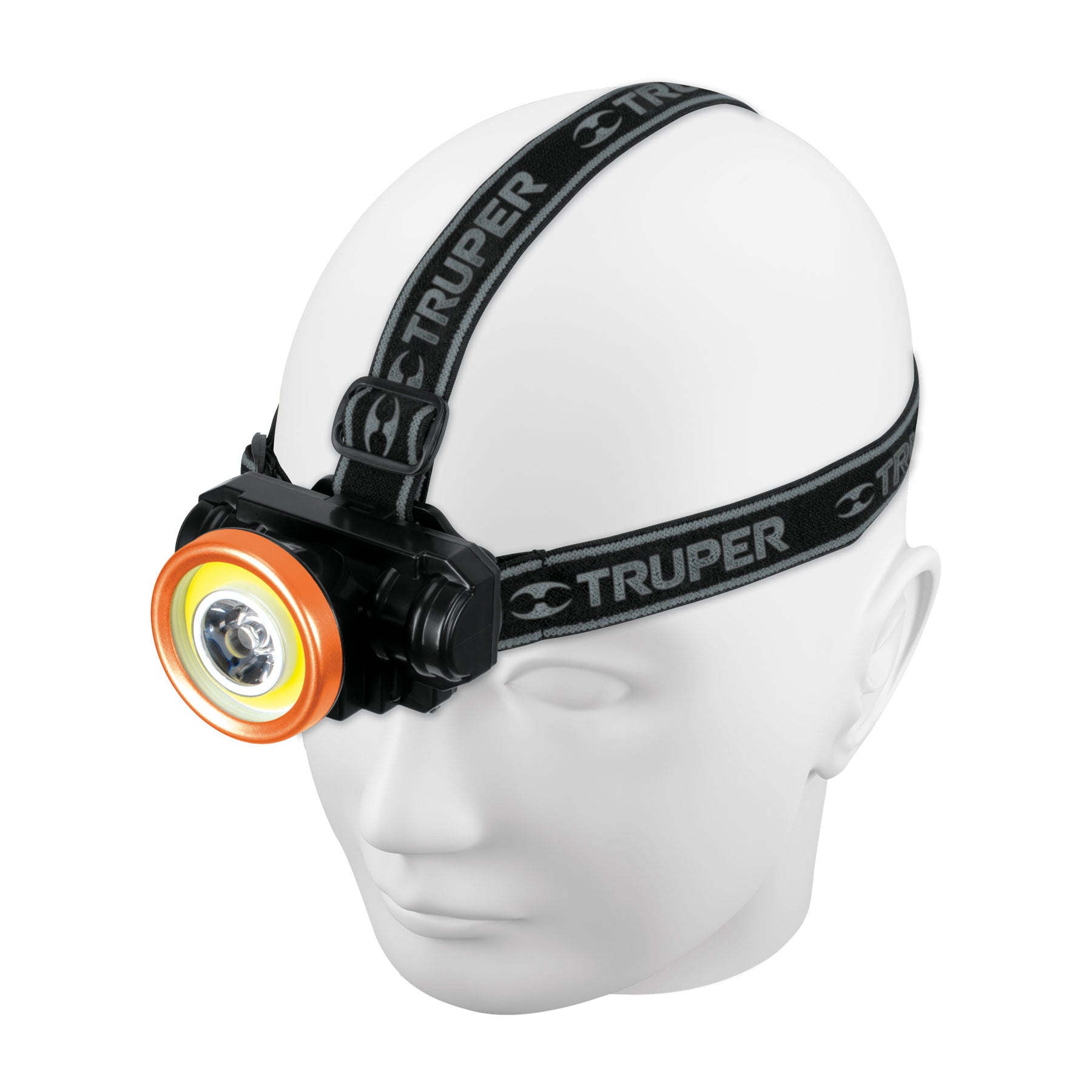 Linterna de minero LED 80 lm, recargable, Truper