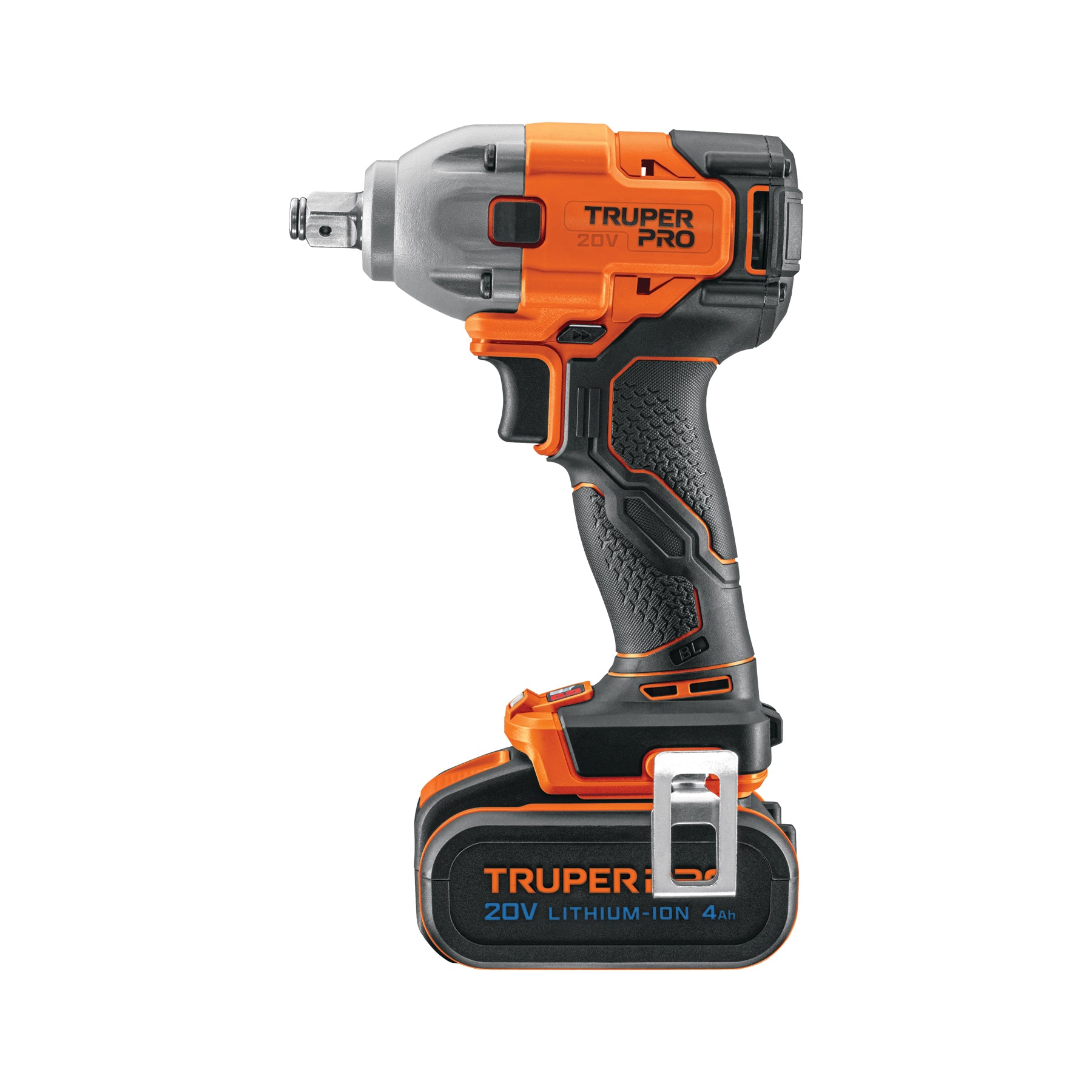 Llave de impacto 1/2", 20V, 184 lb/ft, 1 batería 4Ah, PRO