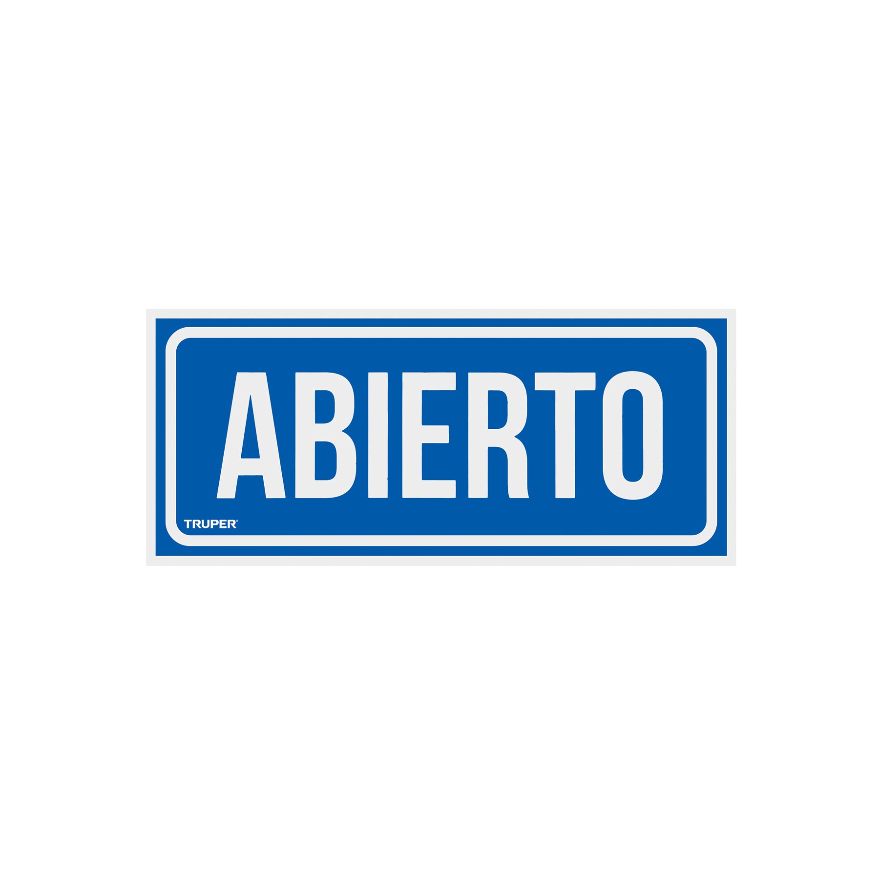 Letrero de señalización "ABIERTO/CERRADO", 28 x 12 cm